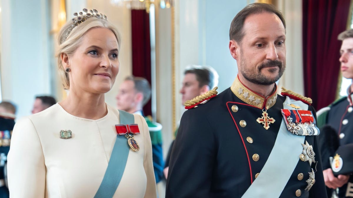 Kronprinsesse Mette-Marit og kronprins Haakon.