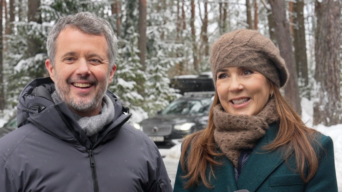 Kong Frederik og dronning Mary. 
