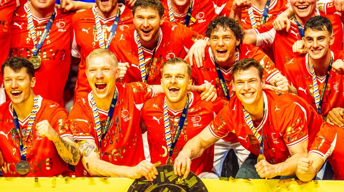 De danske håndboldherrer blev kåret som europamestre søndag aften.