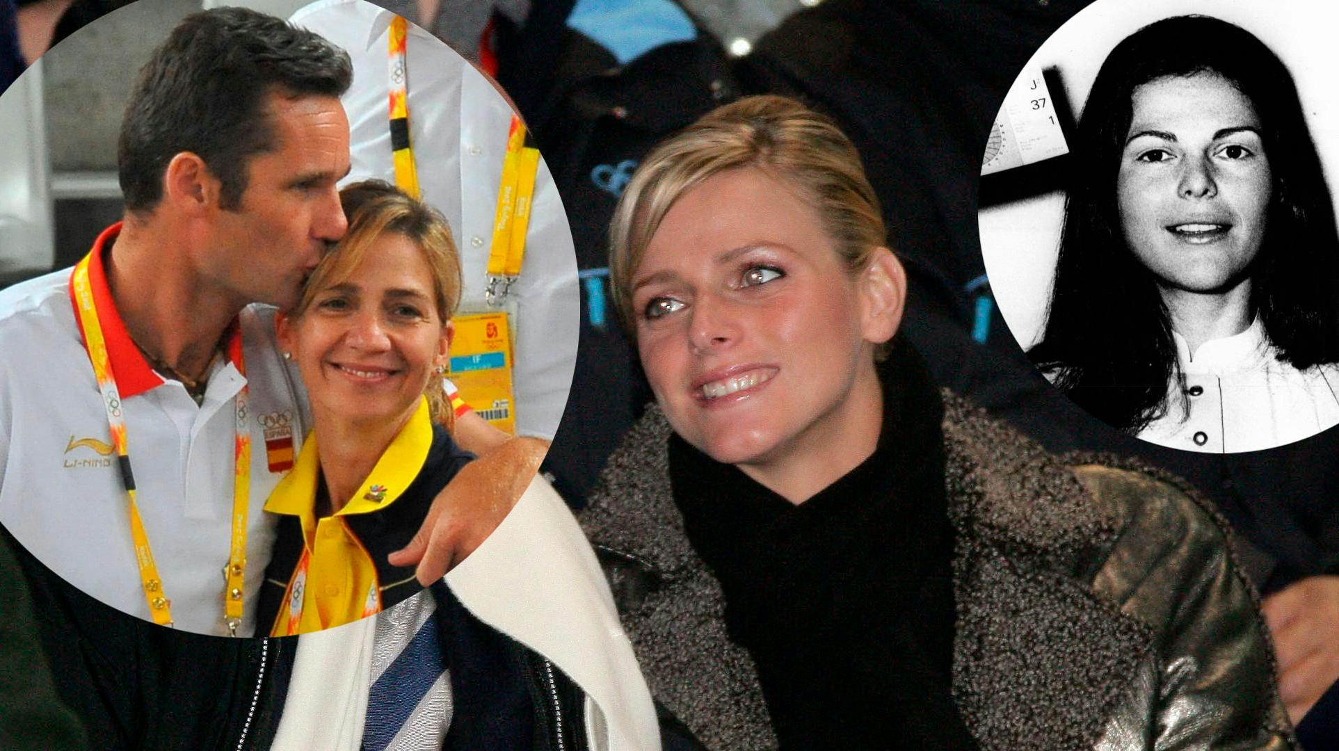 Iñaki Urdangarin, prinsesse Cristina, Charlene Wittstock og Silvia Sommerlath.