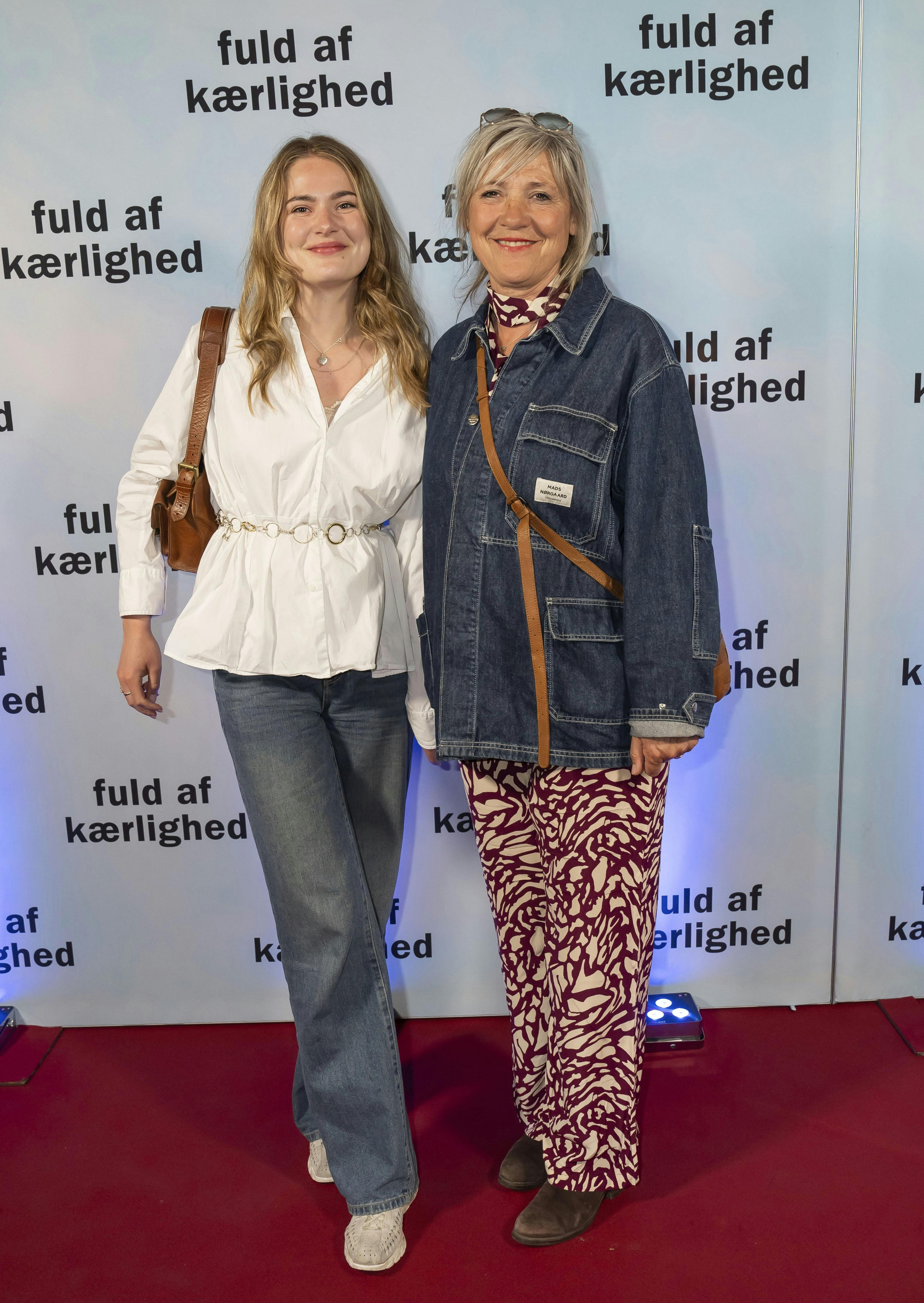 Mette Horn med datteren Solvej. 