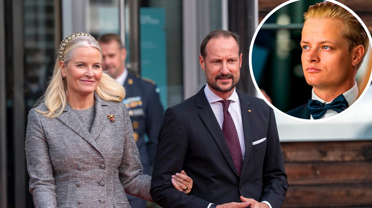 Kronprinsesse Mette-Marit og kronprins Haakon. Indsat foto af Marius Borg Høiby.