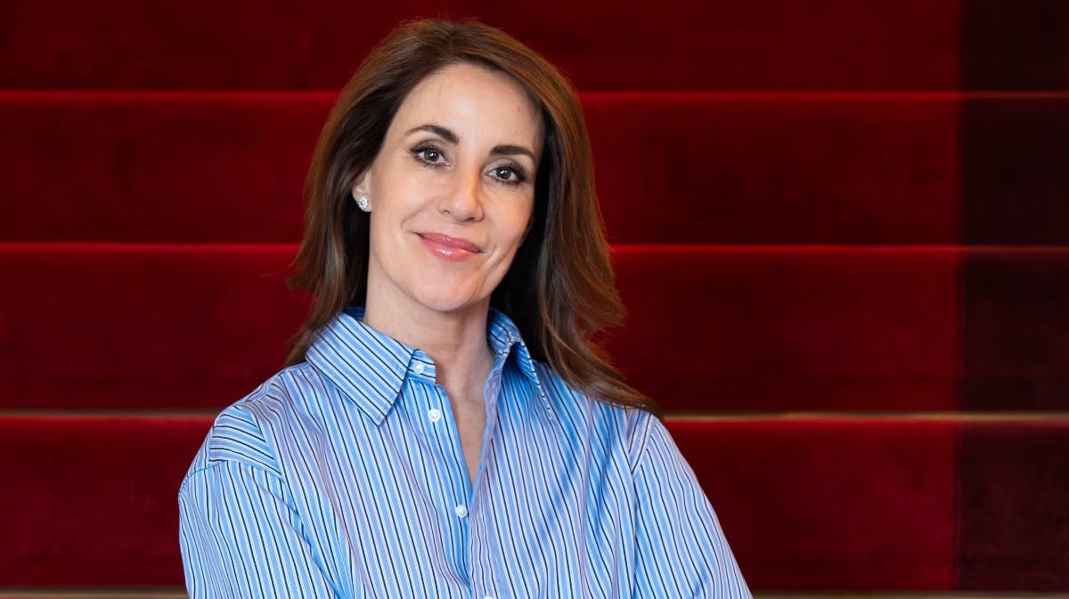 Prinsesse Marie var glad og veloplagt under interviewet.