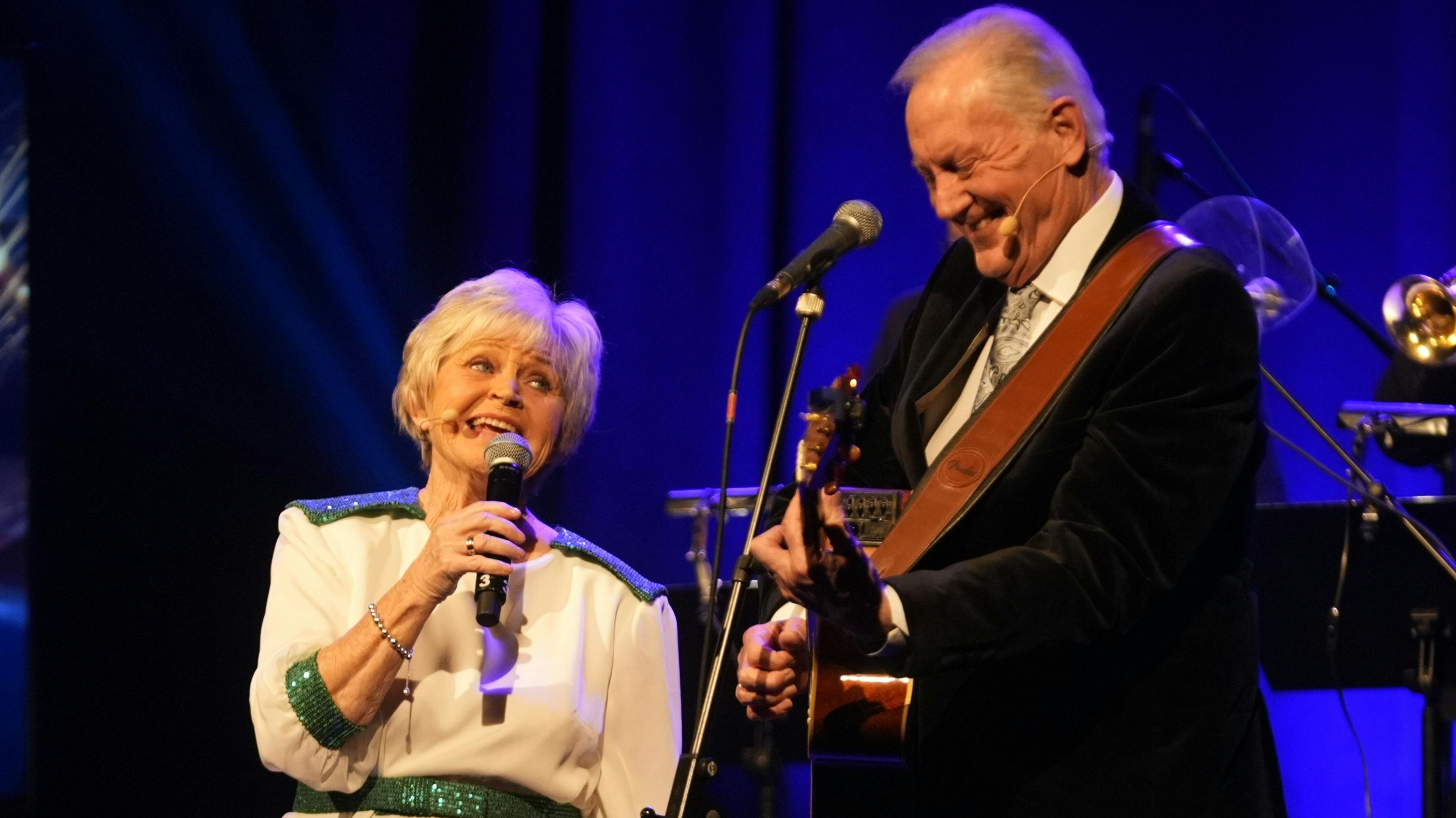 Keld og Hilda Heick ved deres afskedskoncert I Portalen i Greve.
