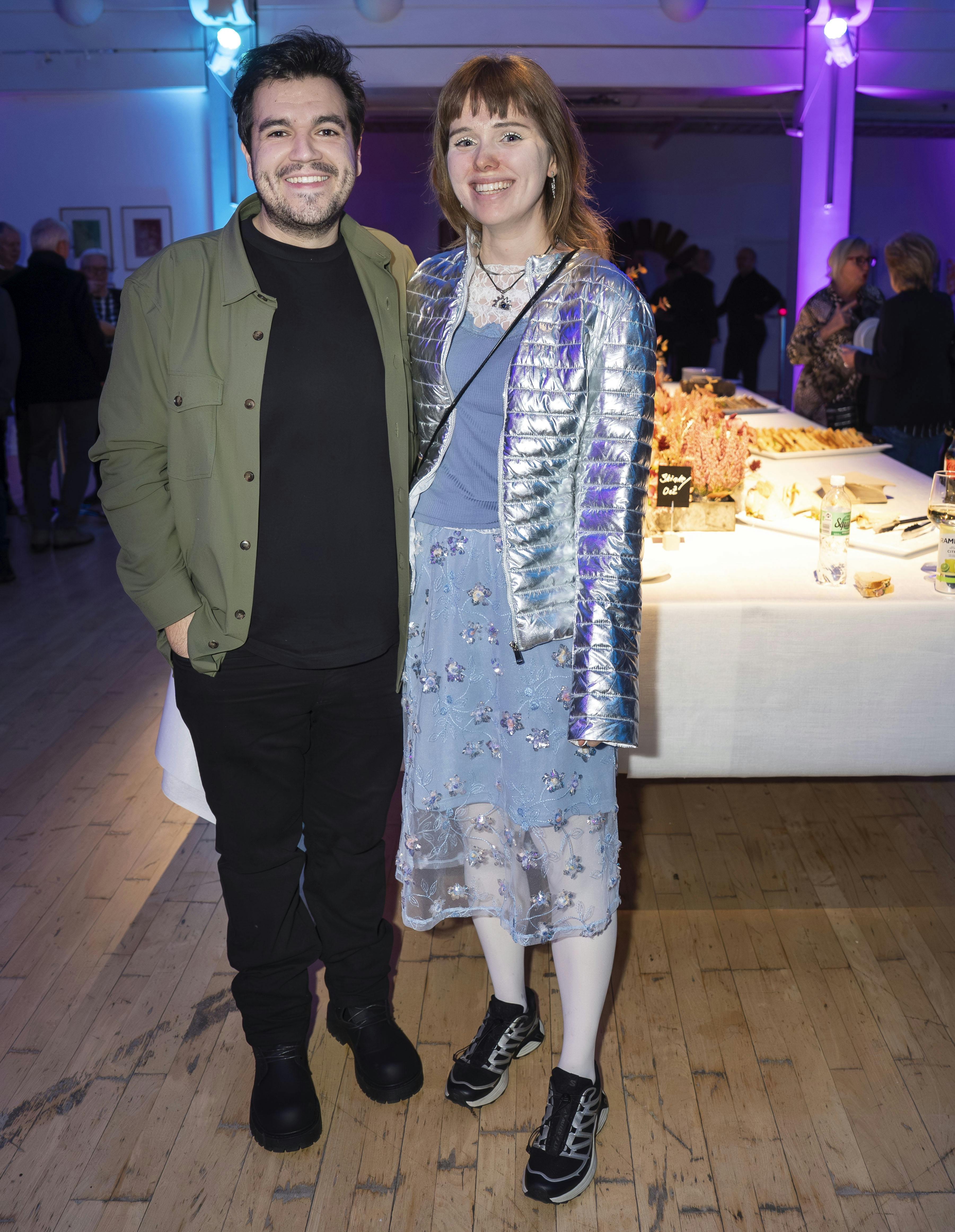 Lukas Birch med kæresten Sofie Riis Endahl.