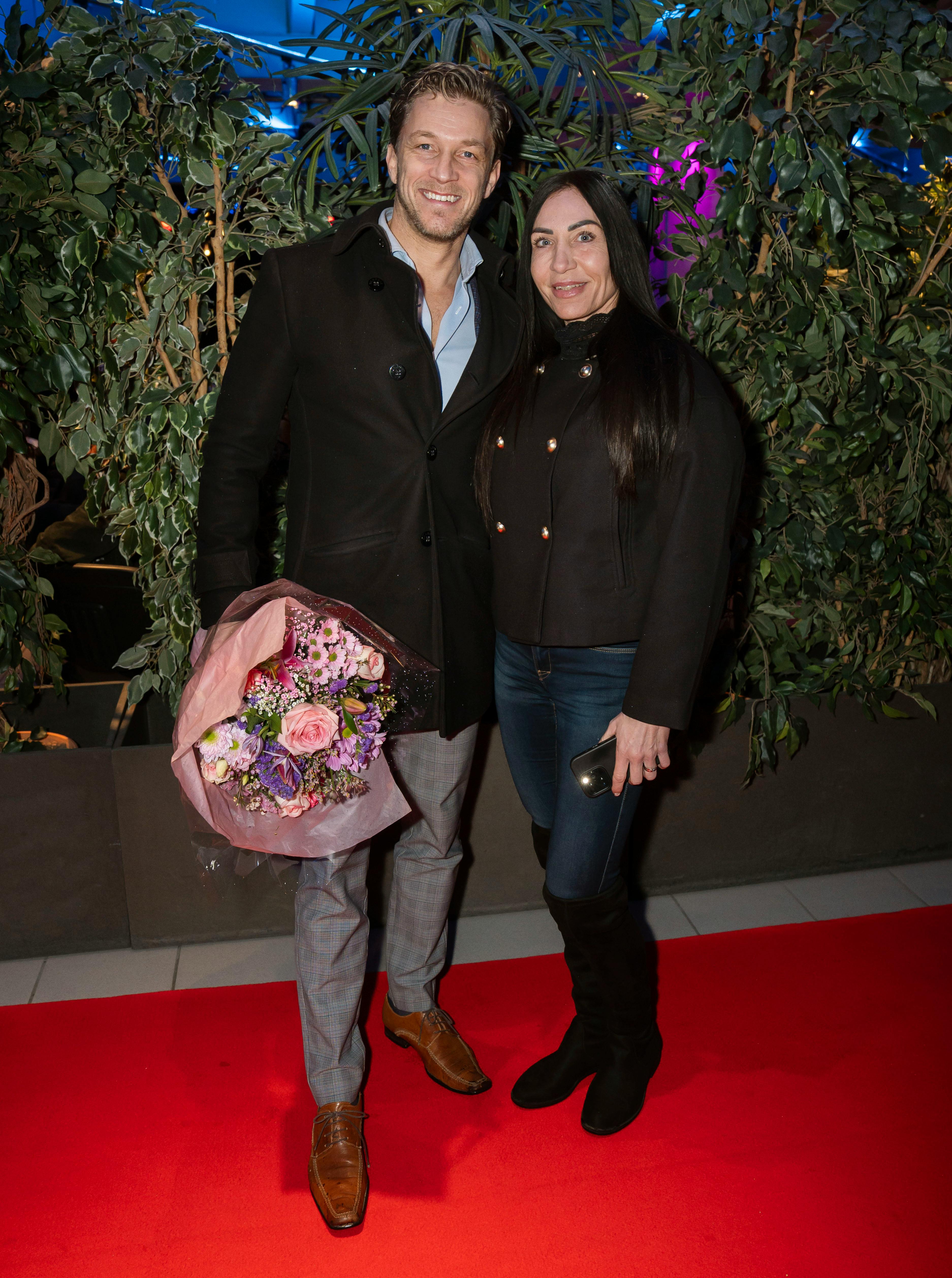 Michael Olesen med kæresten Heidi Frikke.