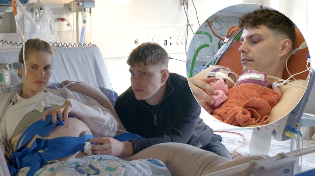 Sara Maria var gravid med trillinger.