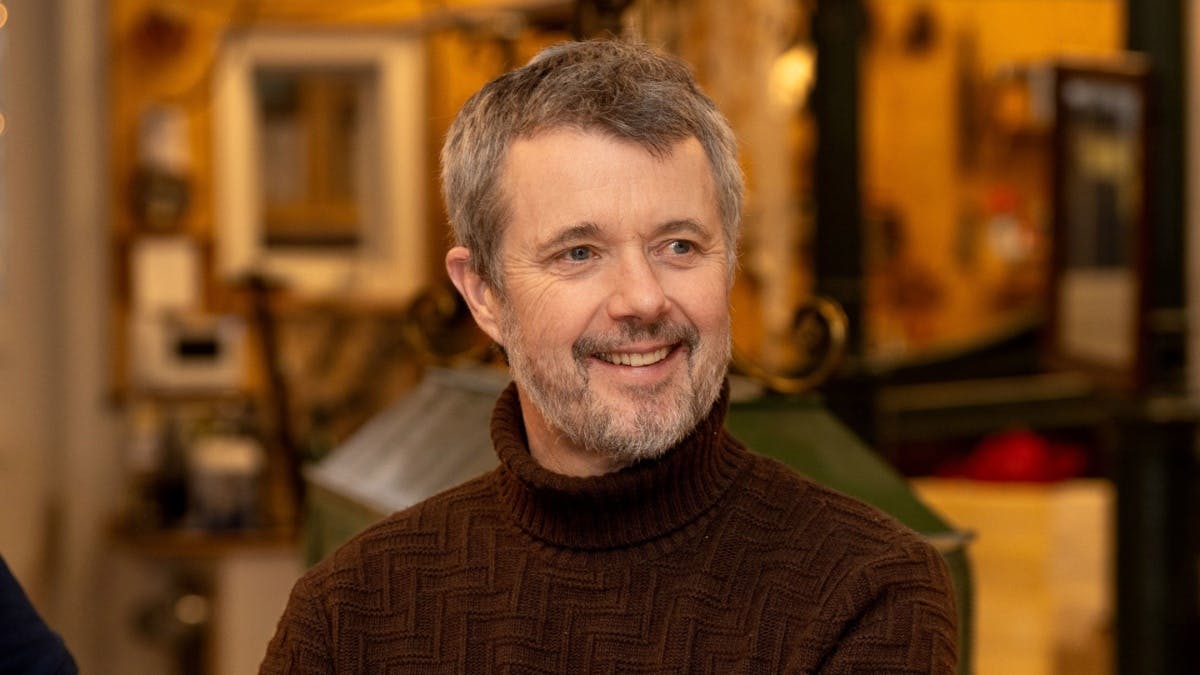 Kong Frederik var på besøg i den gamle staldbygning på Amalienborg.