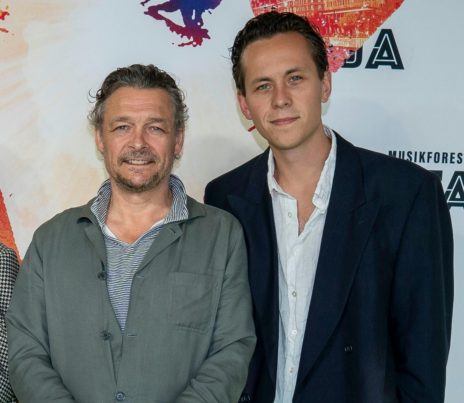 Skuespilleren Peter Reichhardt med sønnen Karl-Frederik Reichhardt, som er producer og sangskriver.