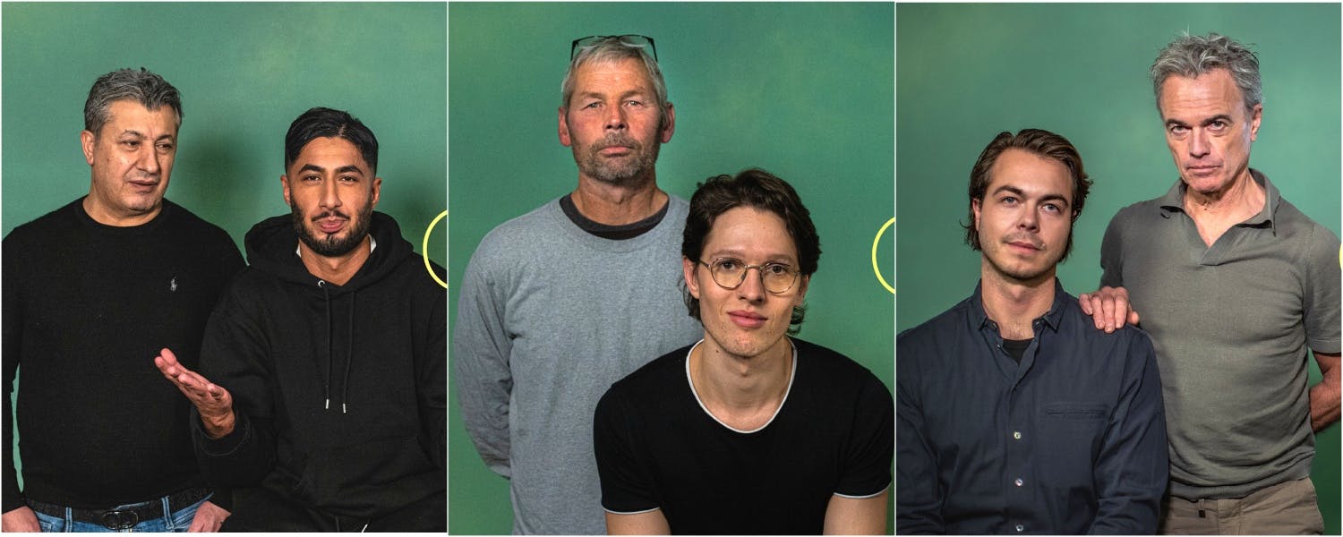 1: Rapperen ZK & Atila Kilic 2: Sanger og skuespiller Søren Torpegaard Lund & Morten Lund 3: Victor & kok Francis Cardenau