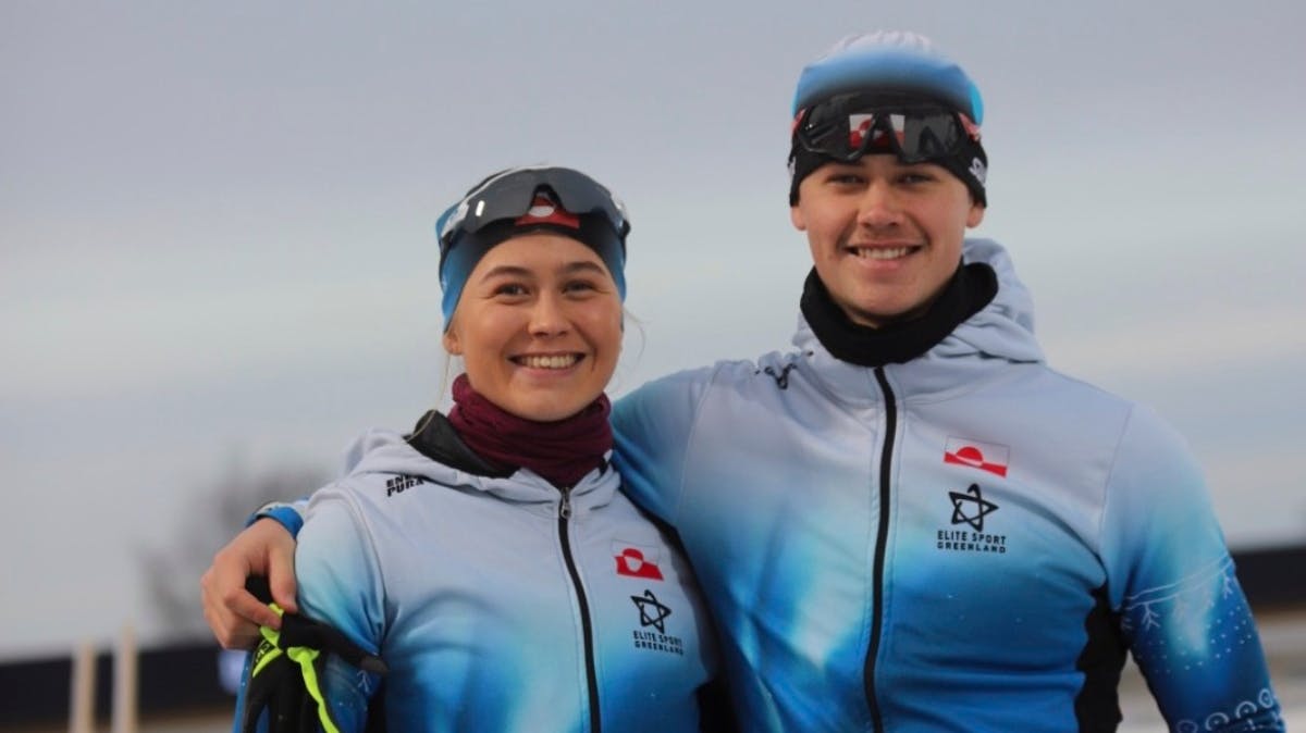 Ukaleq og Sondre Slettemark.