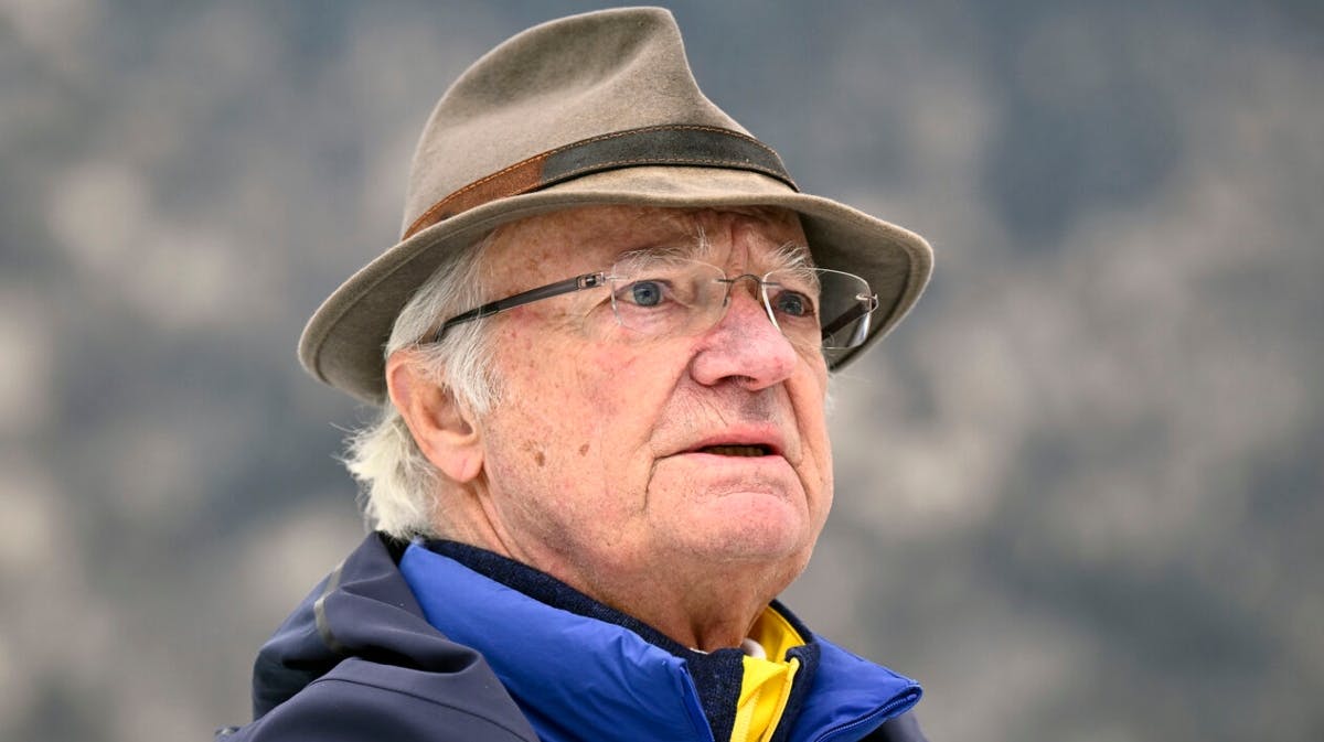 Kong Carl Gustaf er en forsigtig mand