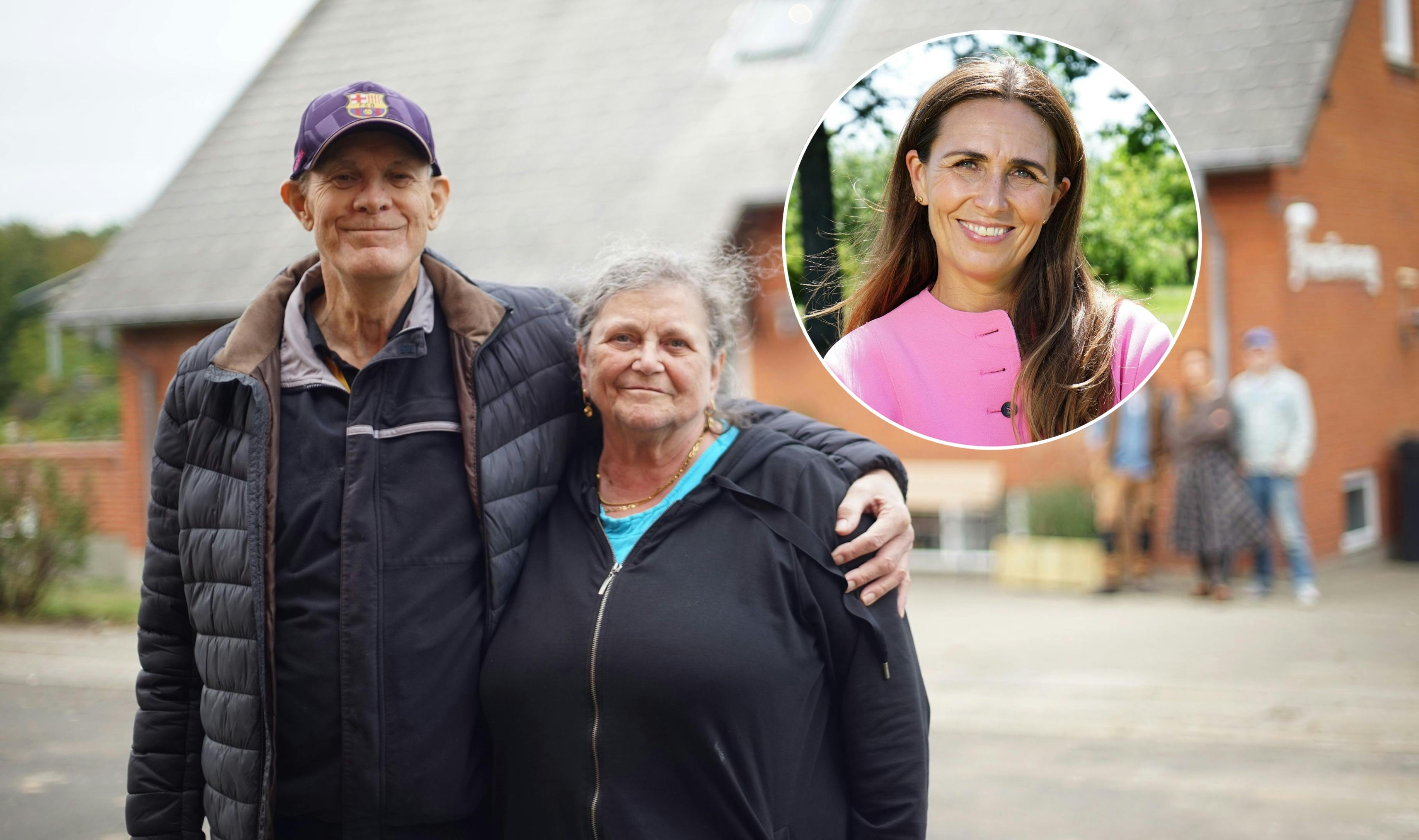 Ægteparret Knud og Inga fik vurderet deres hus af Line Franck i DR's "I hus til halsen".