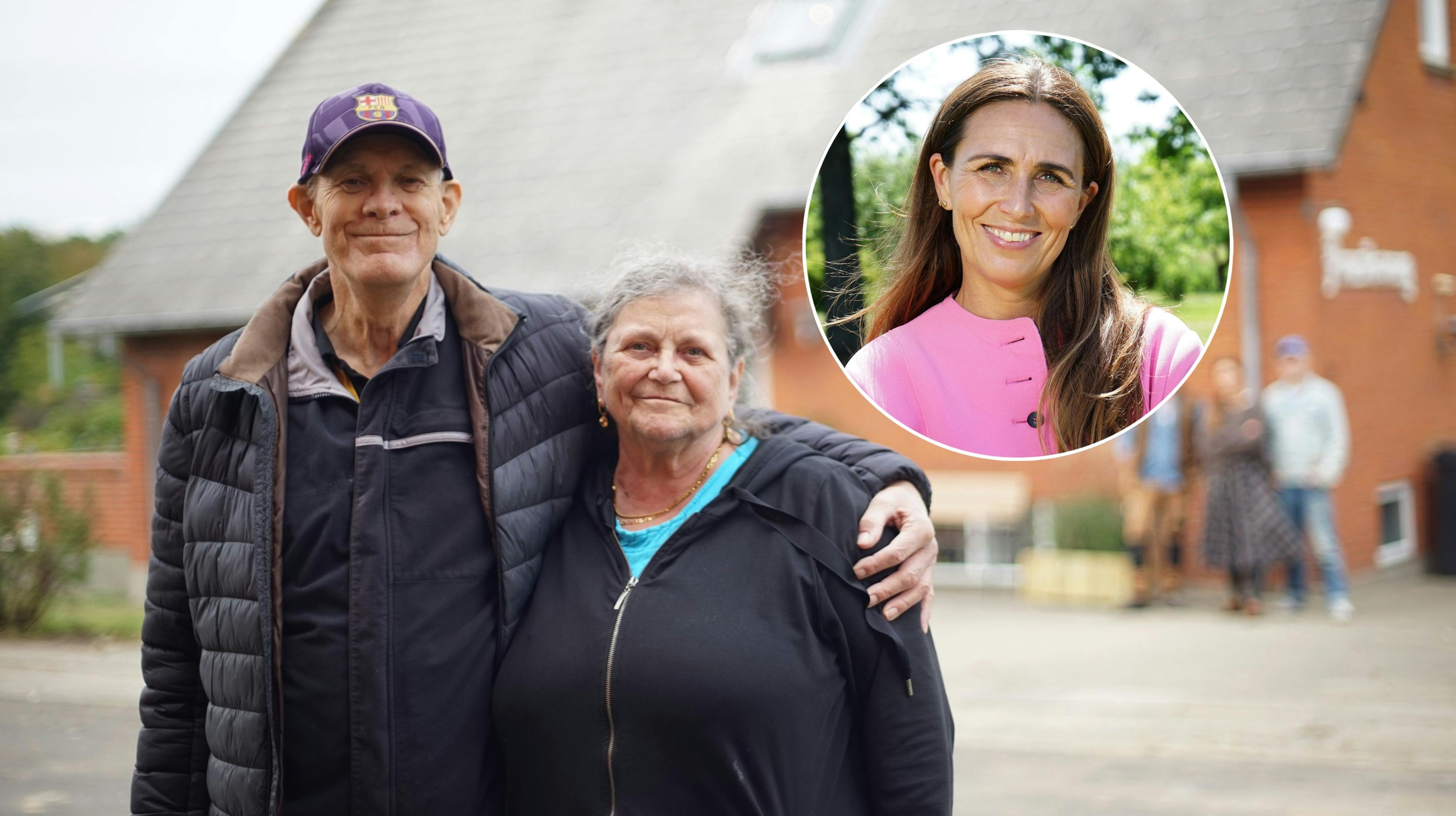 Ægteparret Knud og Inga fik vurderet deres hus af Line Franck i DR's "I hus til halsen".