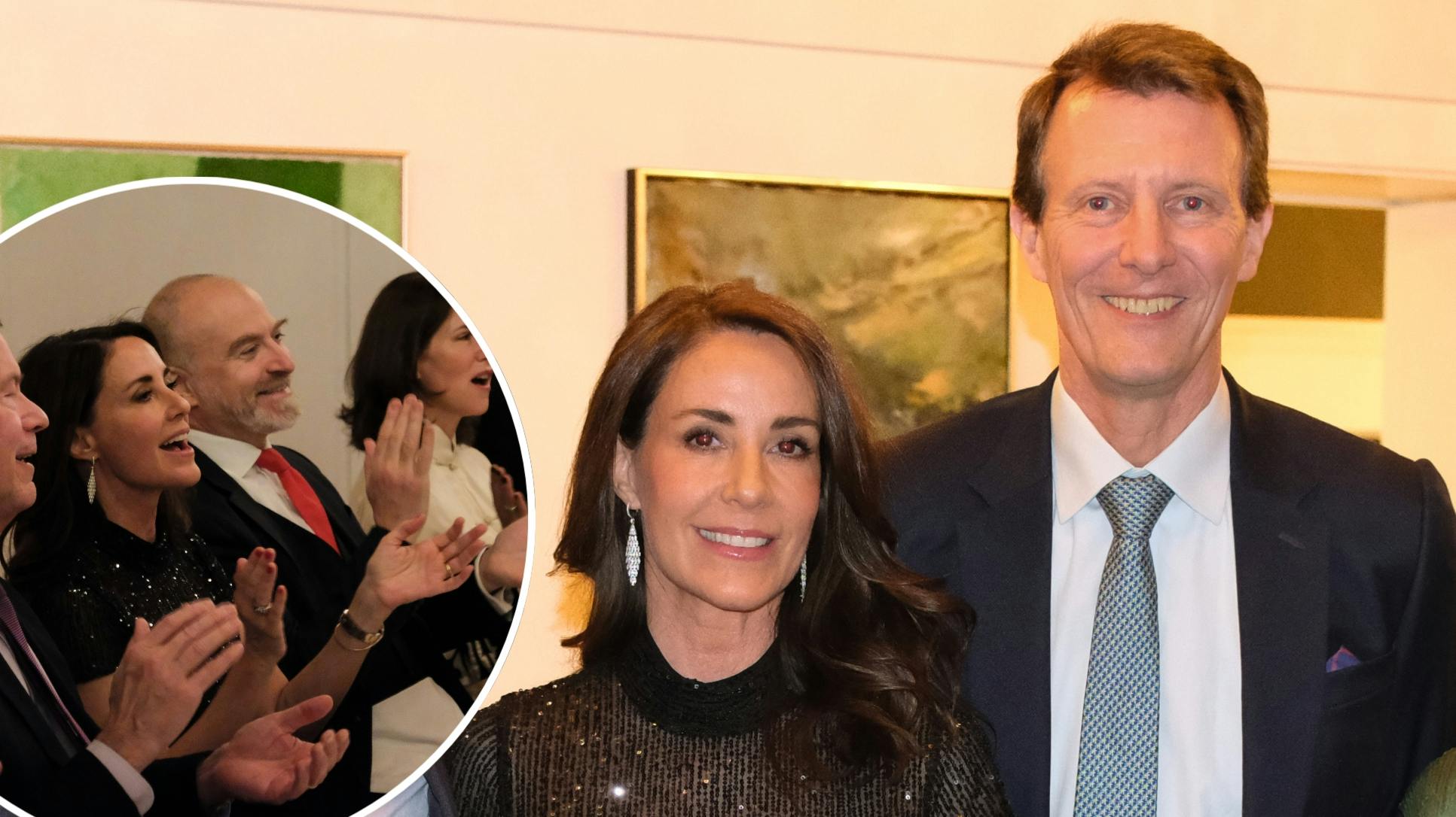 Prinsesse Marie blev overrasket med fødselsdagssang og guitar.