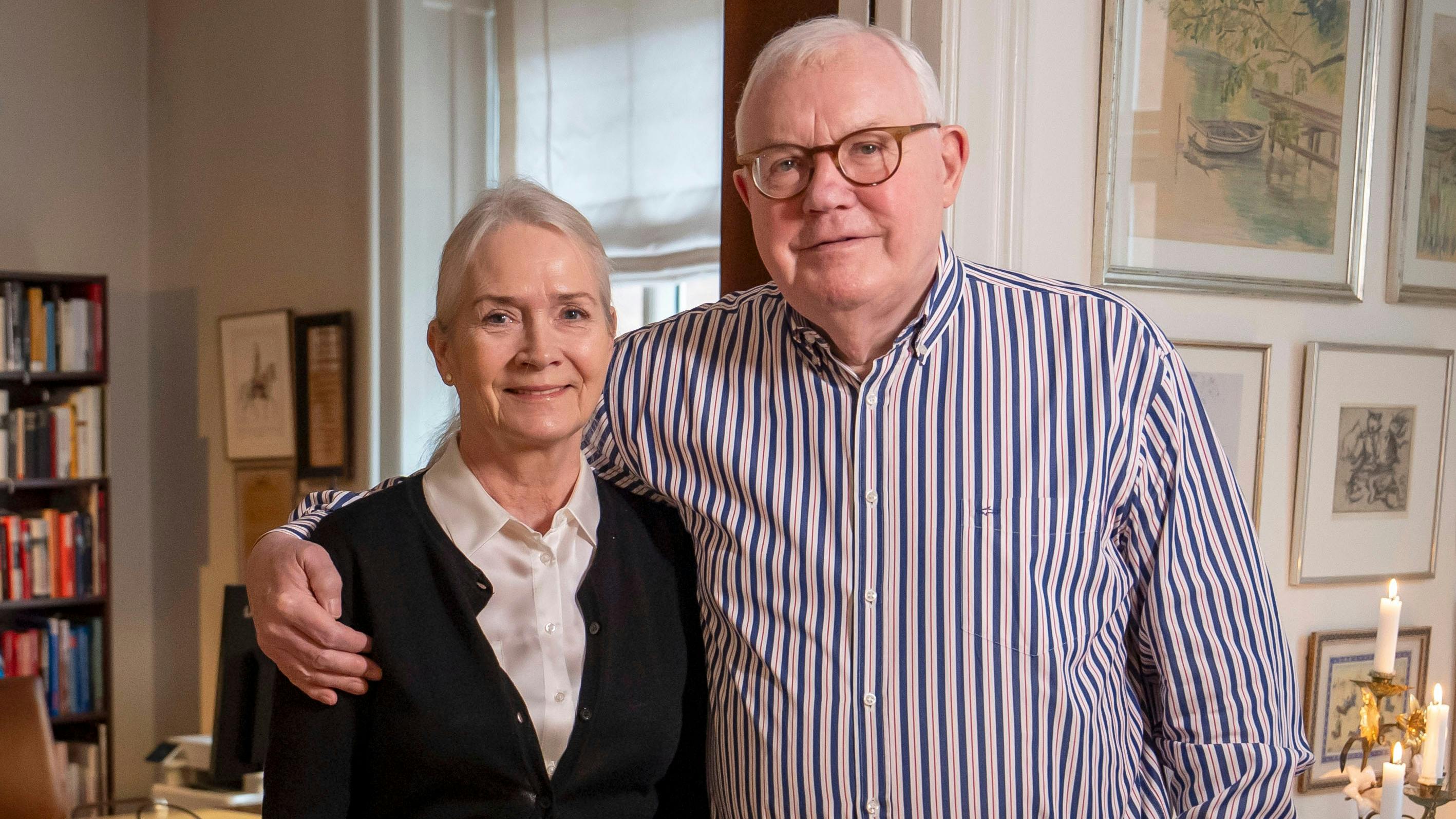 Hans Engell kan ikke løbe om hjørner med hustruen Pernille. 