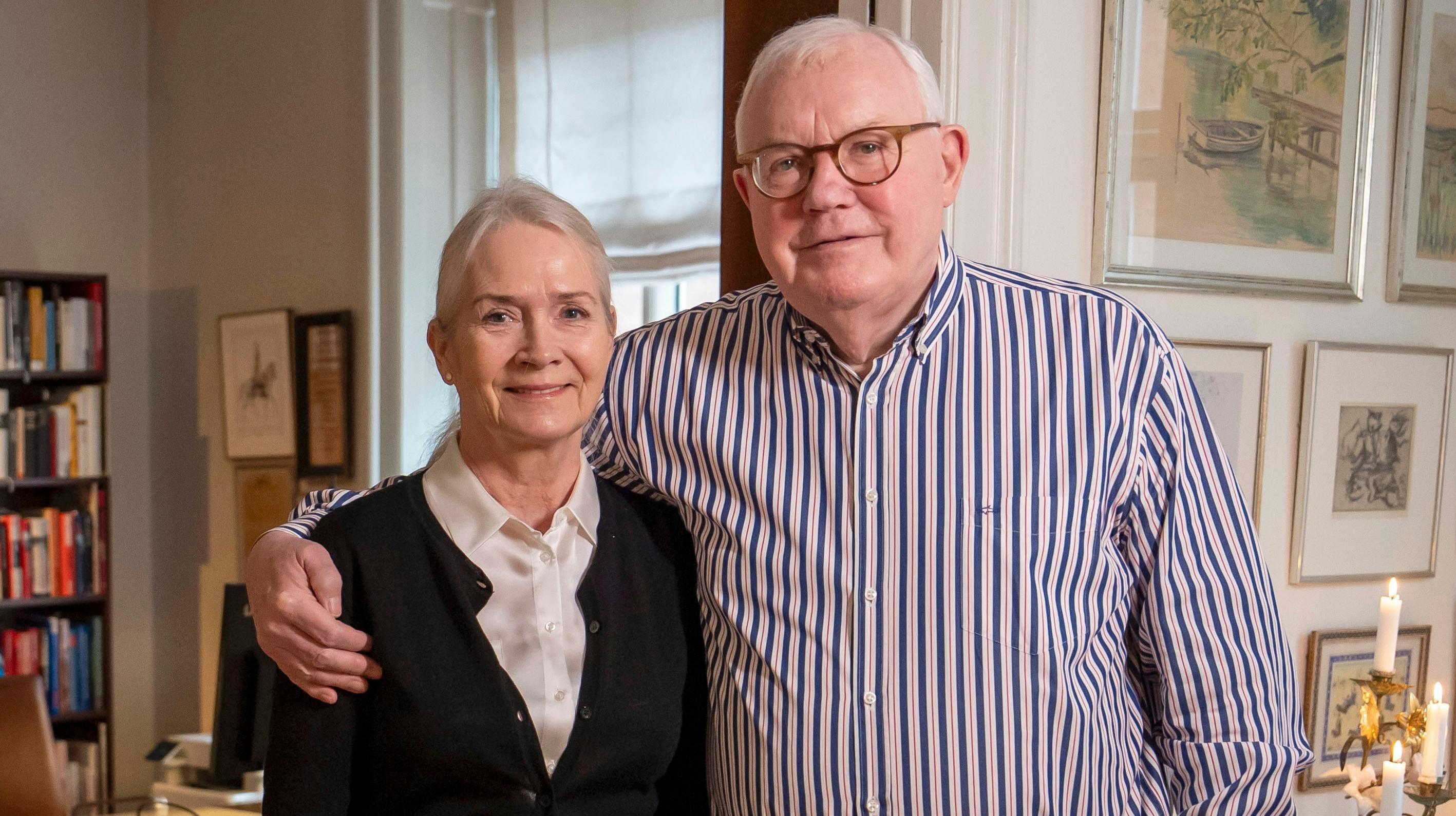 Hans Engell kan ikke løbe om hjørner med hustruen Pernille.