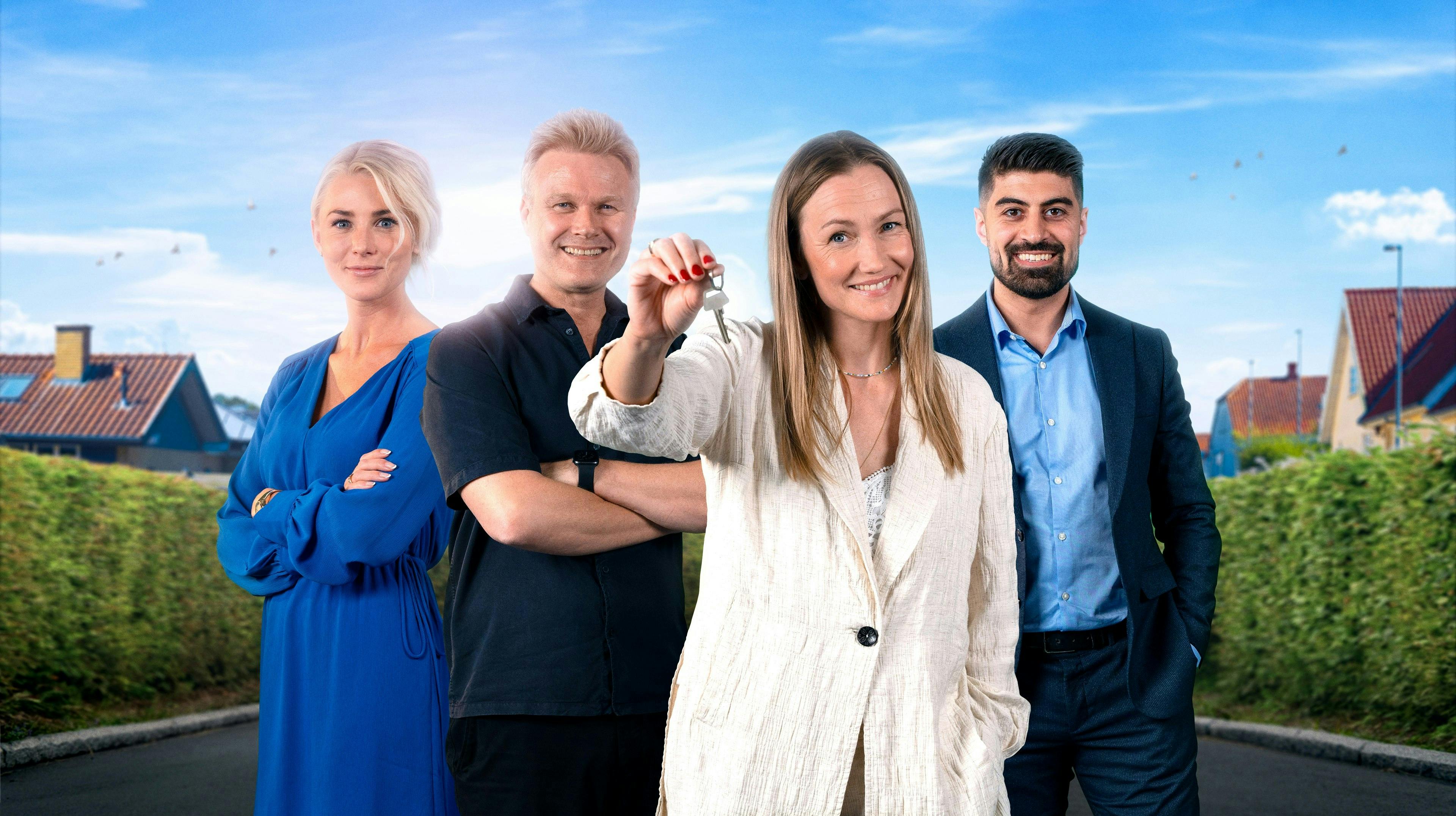 Camilla Rubæk, Christian Borregaard, Sara Lygum og Dilsad Sahin er tilbage i "Beliggenhed, beliggenhed, beliggenhed".