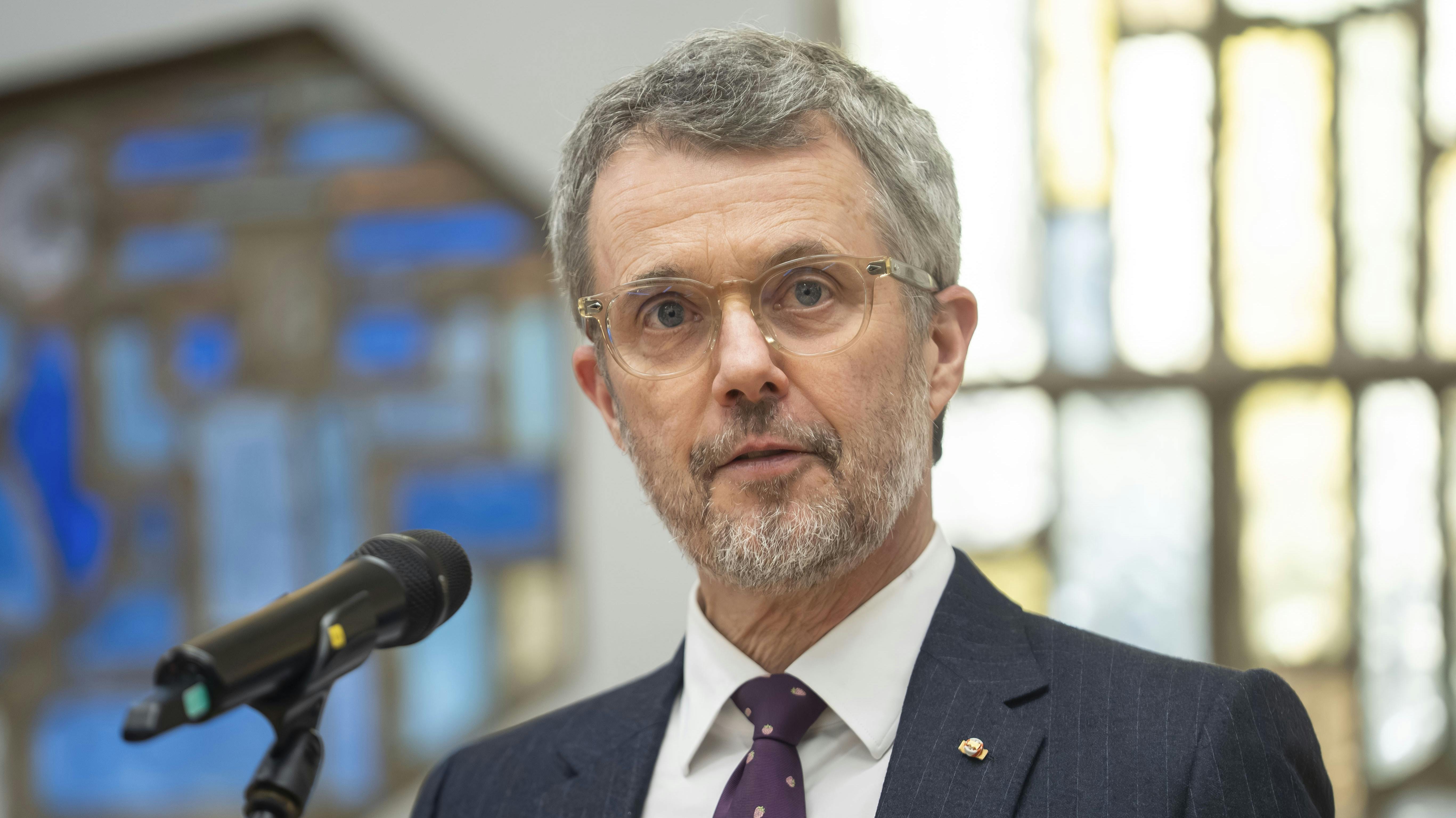 Kong Frederik har tre travle dage foran sig.