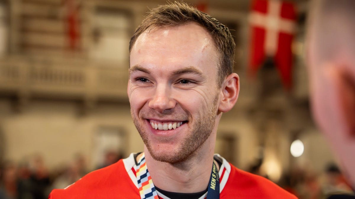 Mathias Gidsel er igen kåret som verdens bedste på en håndboldbane.