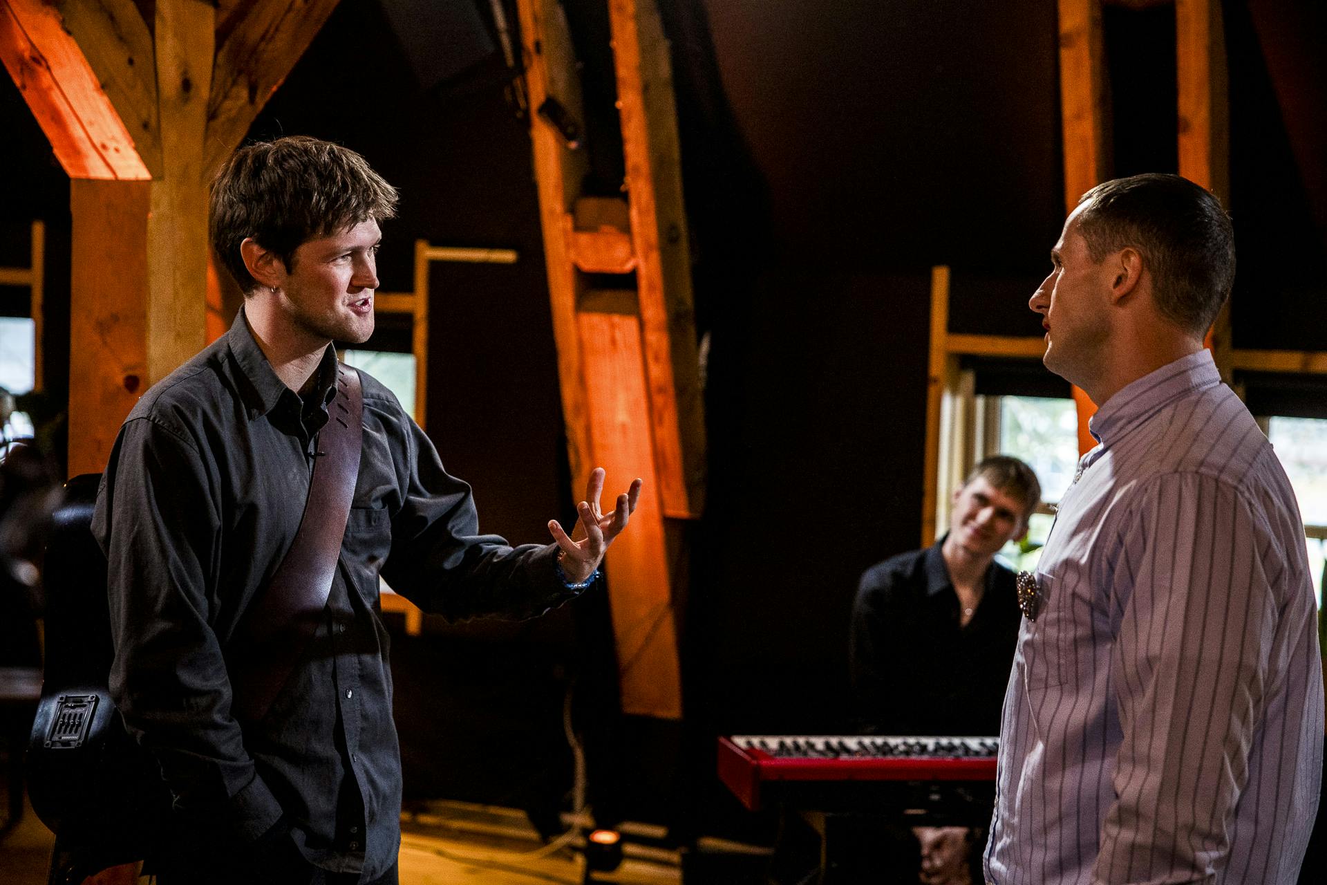 Jakob og Benjamin Hav til bootcamp.