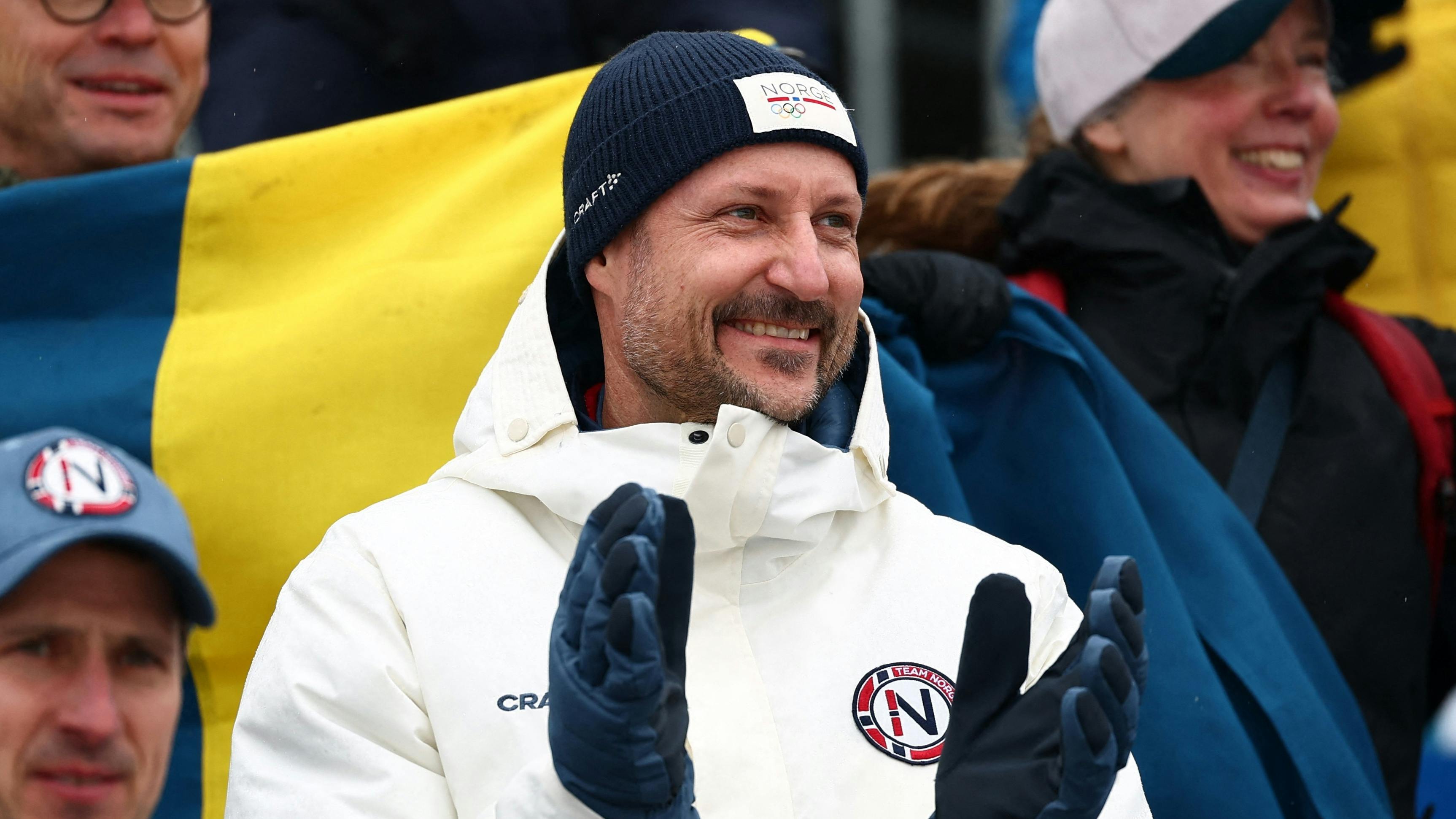 Kronprins Haakon har god grund til at smile.&nbsp;