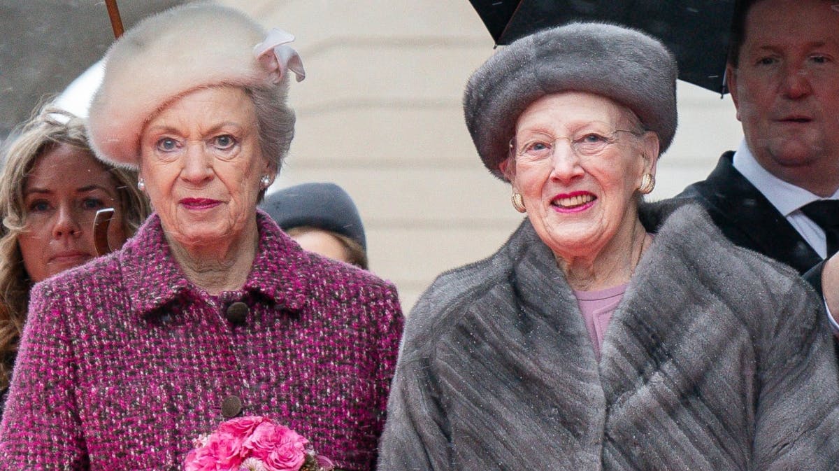 Prinsesse Benedikte og dronning Margrethe.
