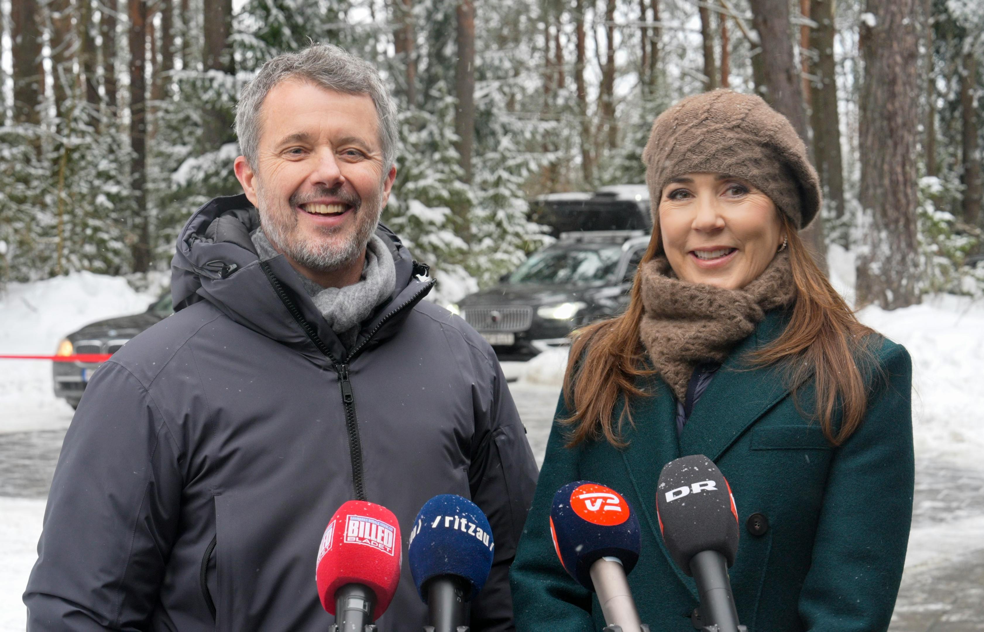 Kong Frederik og dronning Mary blev fulgt tæt, da de i januar var på statsbesøg til Estland og Litauen.