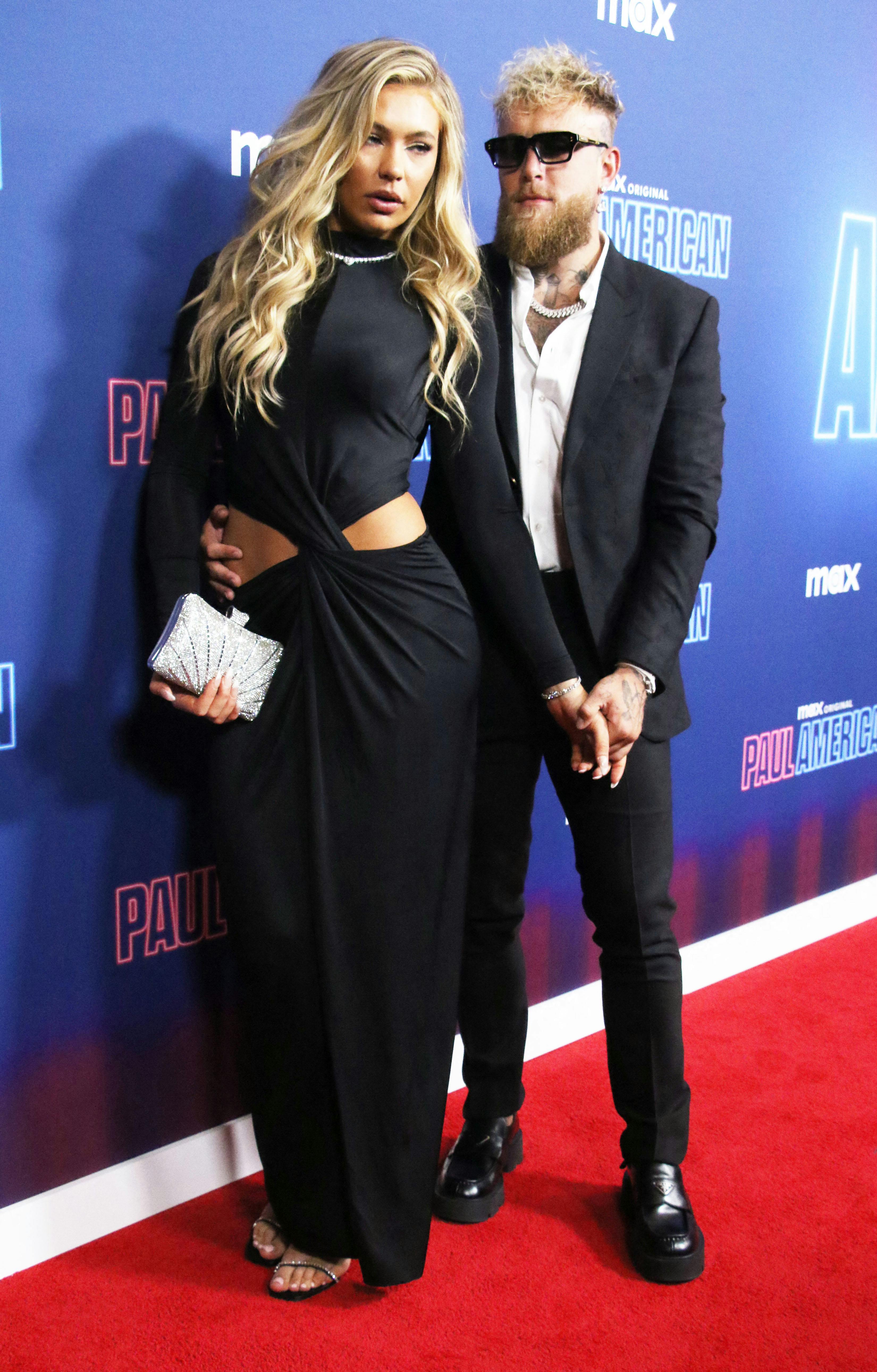 Jutta Leerdam og Jake Paul.