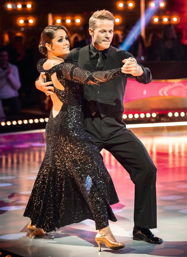 Helge Vammen og dansepartneren Sofie Kruuse i 2014.