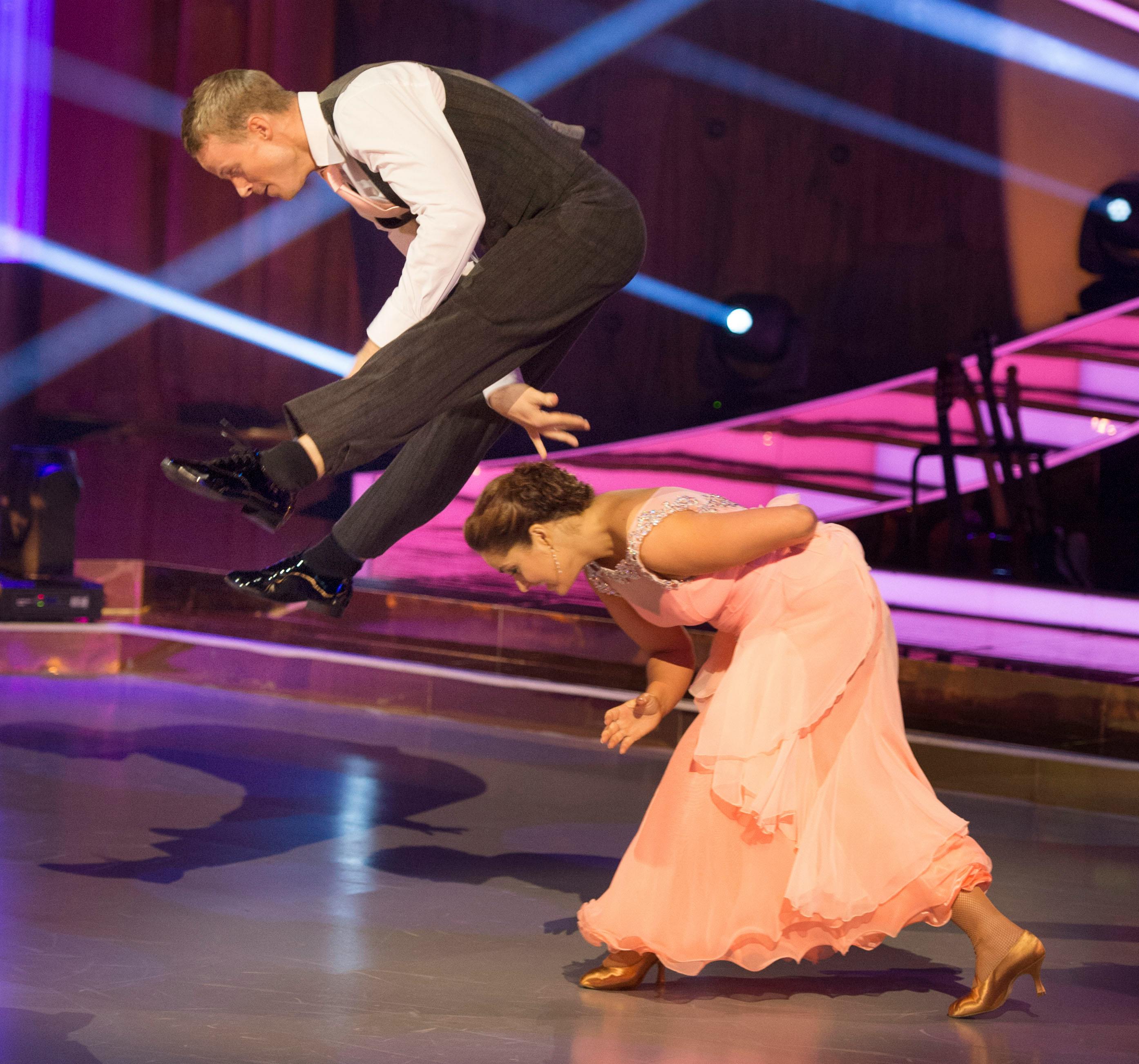 Helge Vammen og dansepartneren Sofie Kruuse i 2014.