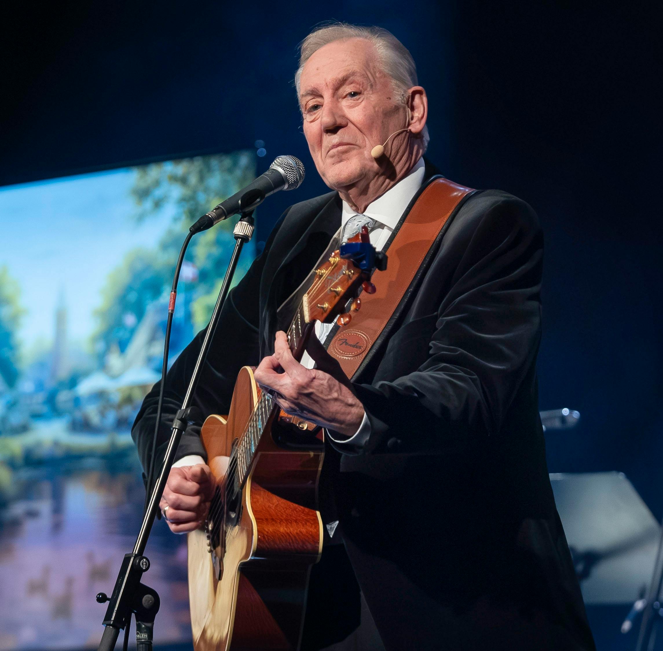 Keld Heick ved afskedskoncerten i Greve.