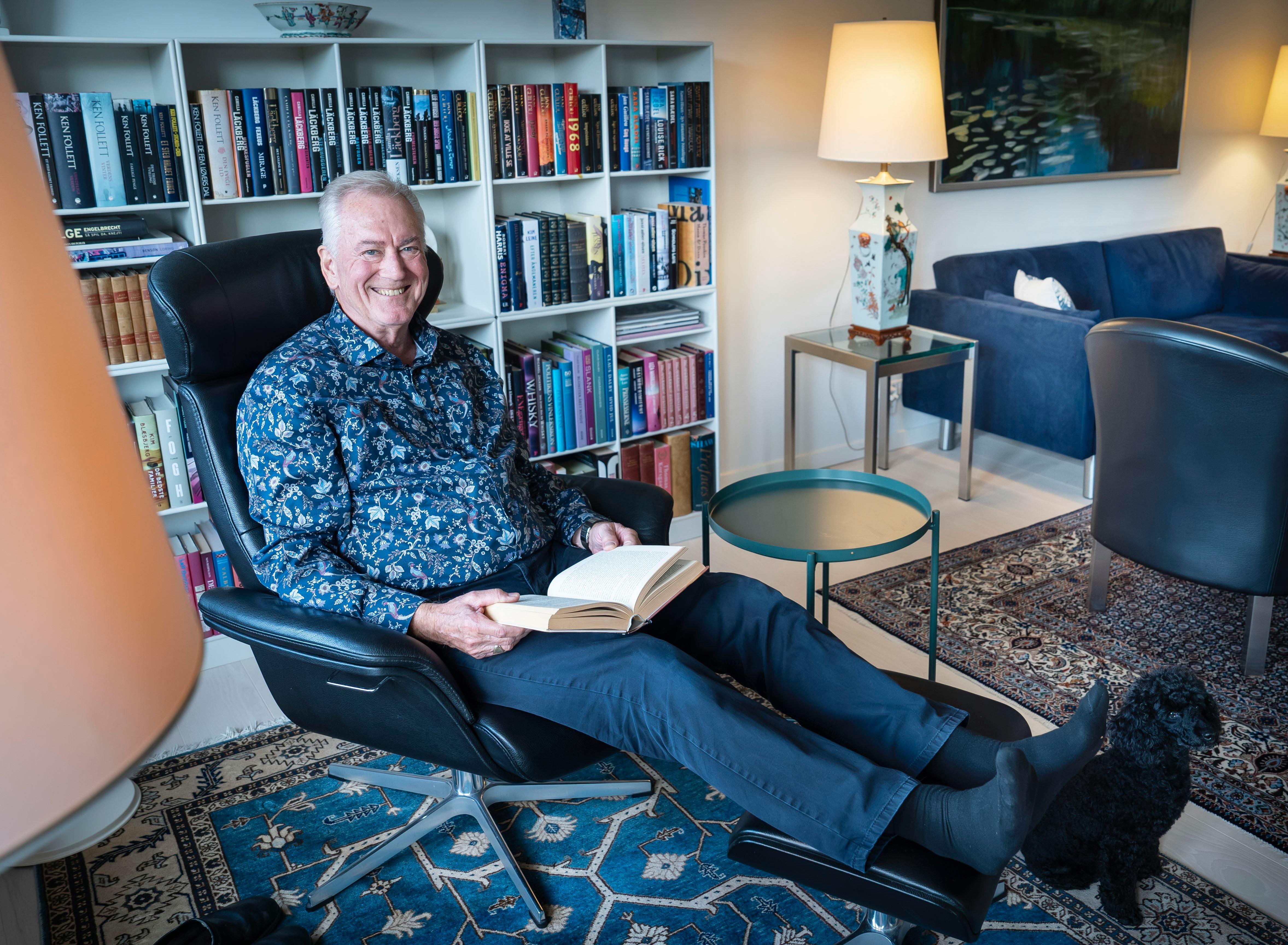 Keld Heick hygger hjemme i Holte.