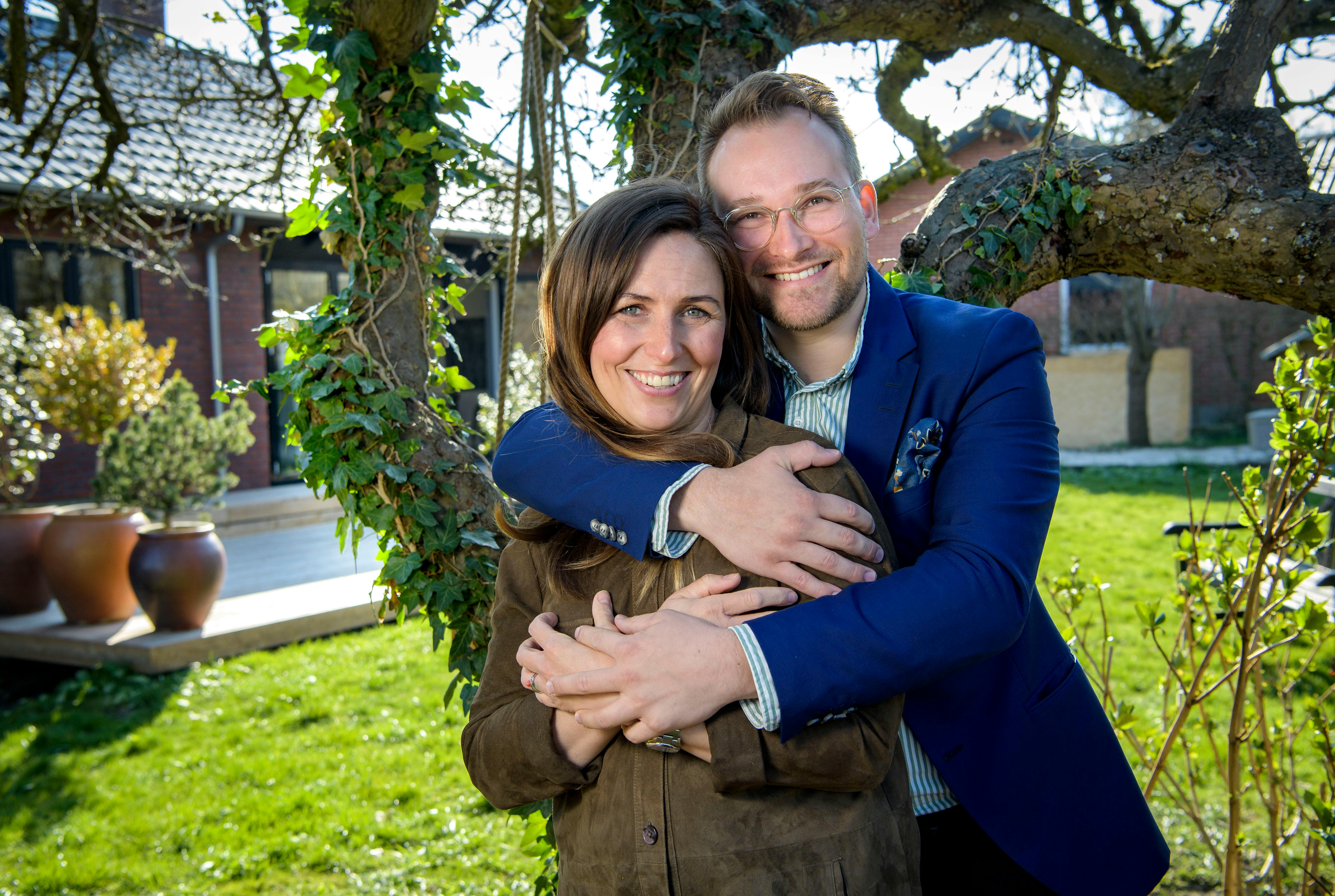 Line Franck bor sammen med ægtemanden Rasmus Milling i Aarhus-forstaden Højbjerg. 