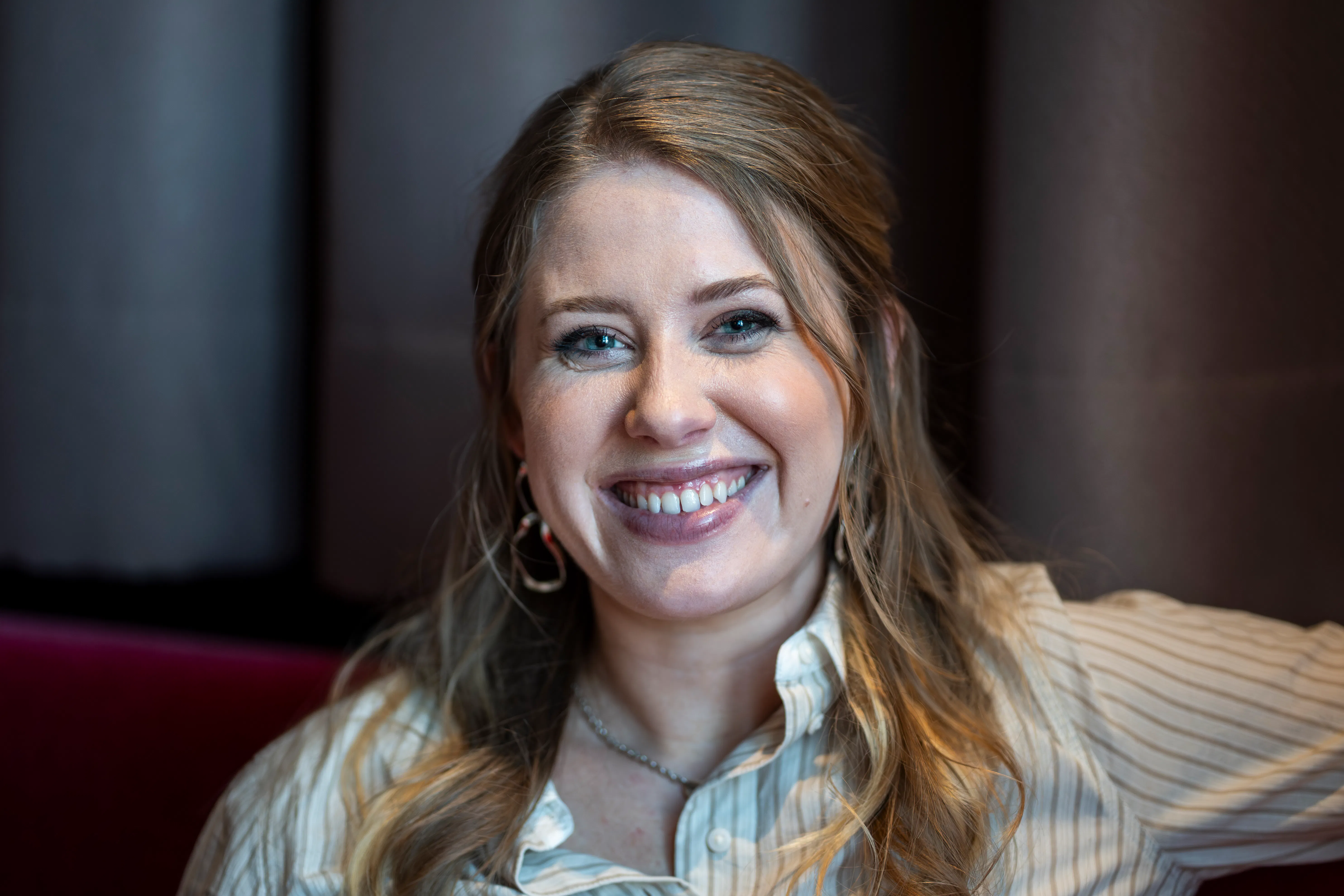 Maria Fantino strålede: Viste sig frem i lyserød tyldrøm | BILLED-BLADET