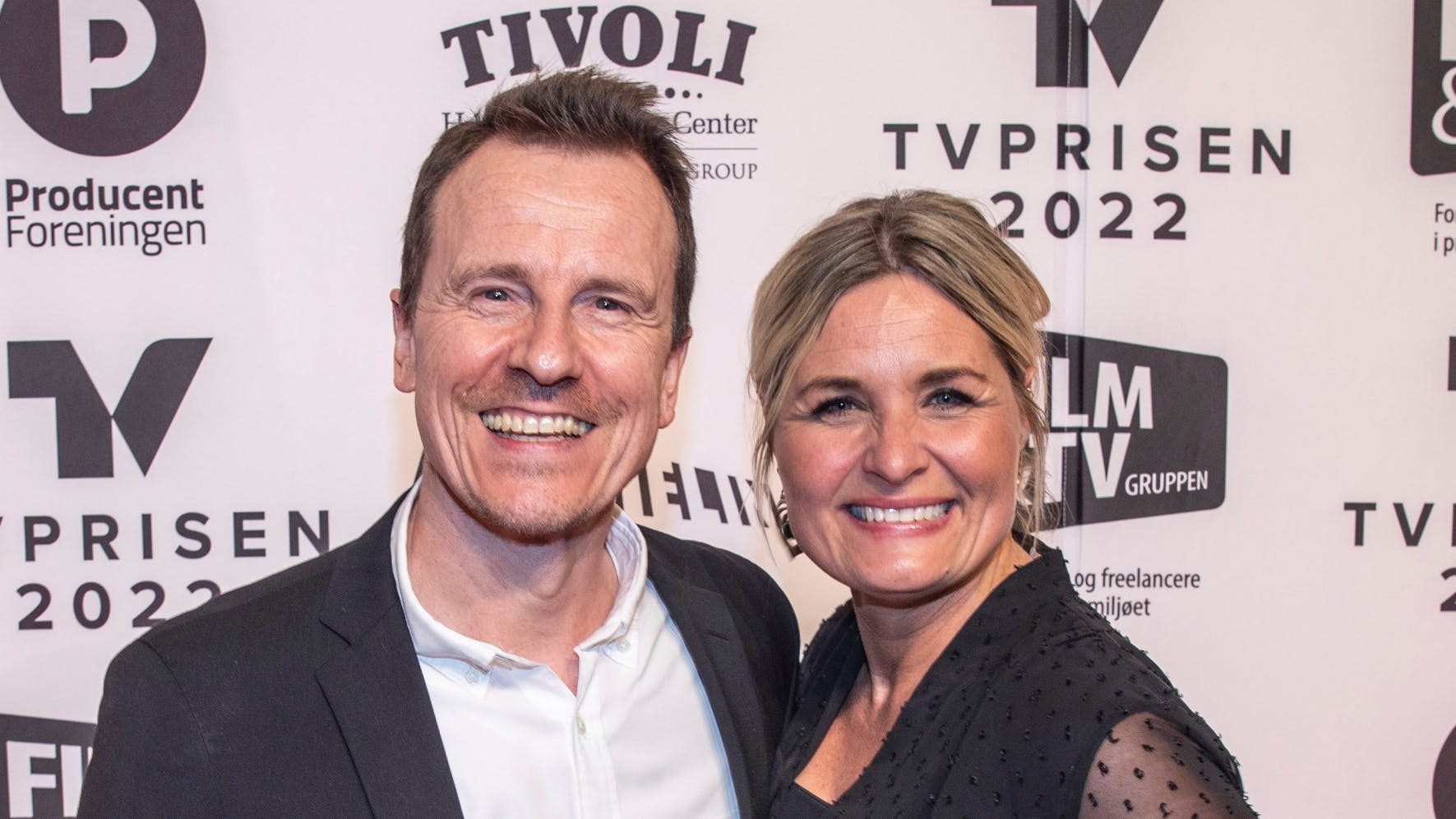 Markus Grigo og Katrine Foged Thomsen har været dommere på "Den store bagedyst" i mange år. Her ses de til TV Prisen 2022.