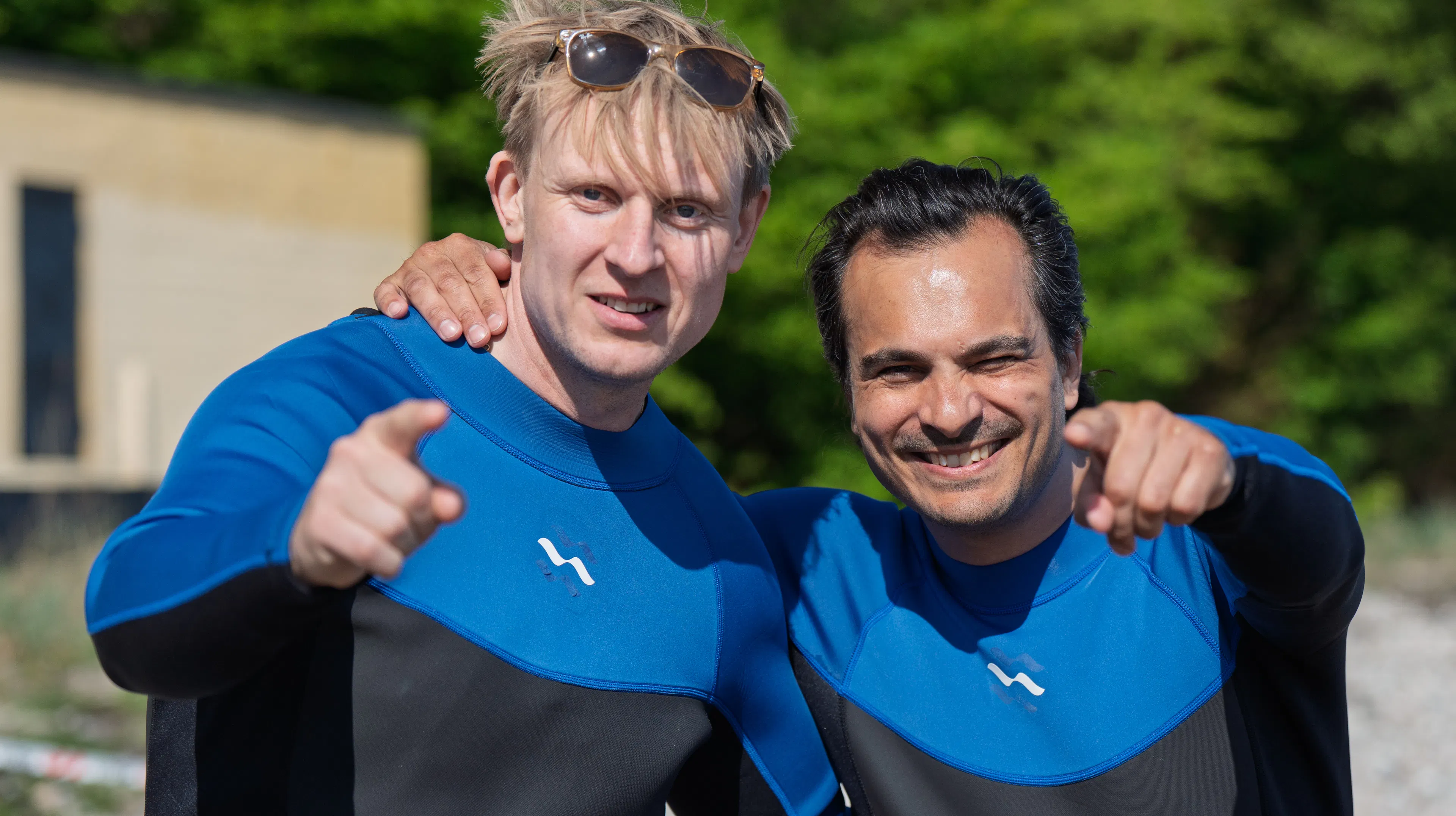 Kristian Aamodt og Simon Mathew (th.) spiller Bjørn Møller og Jochum Askegaard i sæson 7 af ”Sommerdahl”.