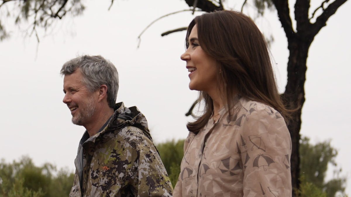 Kongeparret ankommer.&nbsp;