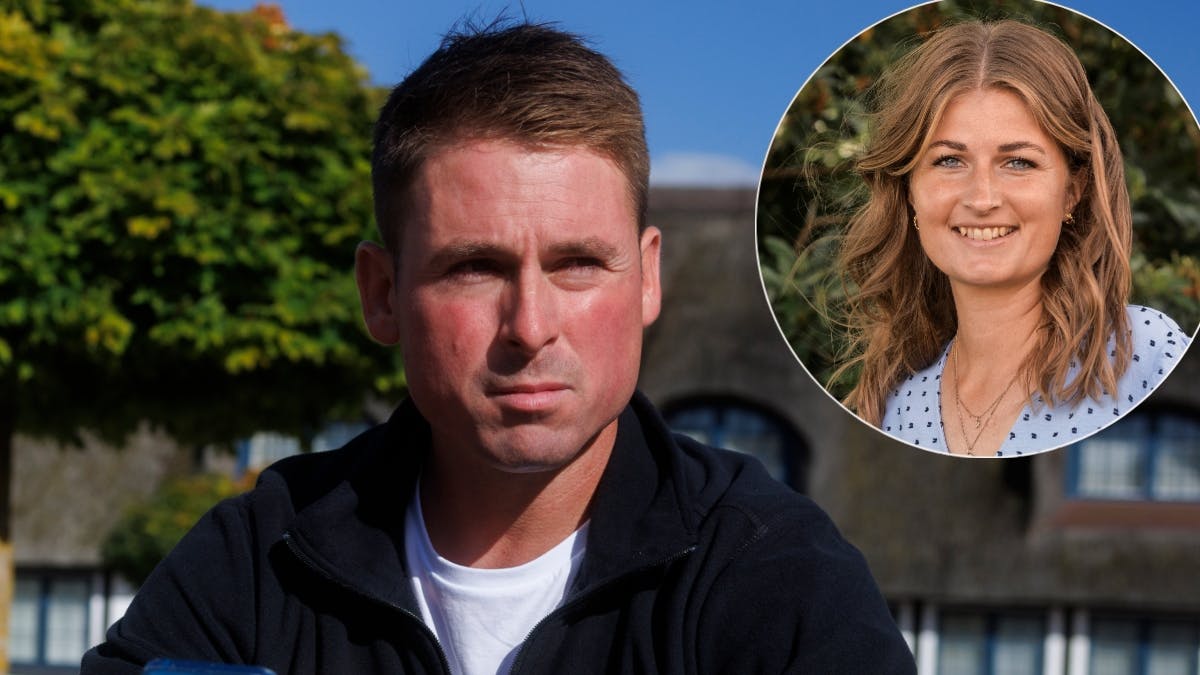 Brian og Lisa i "Kærlighed hvor kragerne vender". 