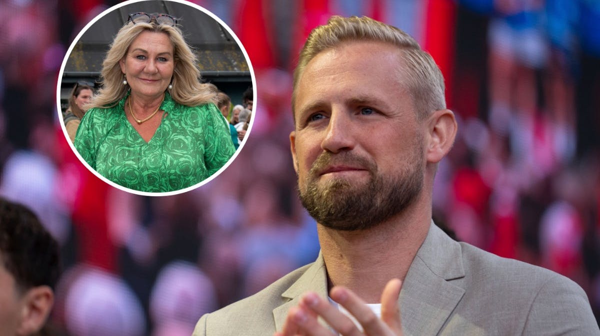 Kasper Schmeichels mor, Bente Schmeichel, bakker op om sin søn.