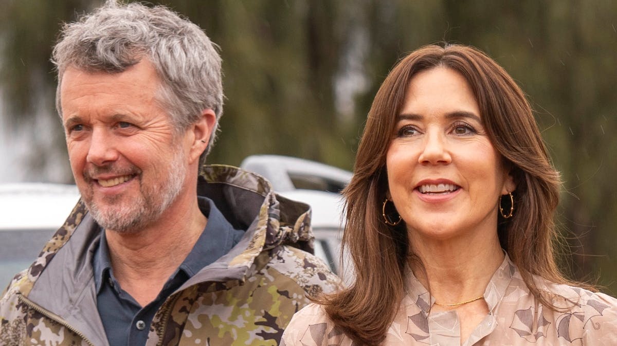 Kong Frederik og dronning Mary gik en god morgentur på næsten 10 kilometer.