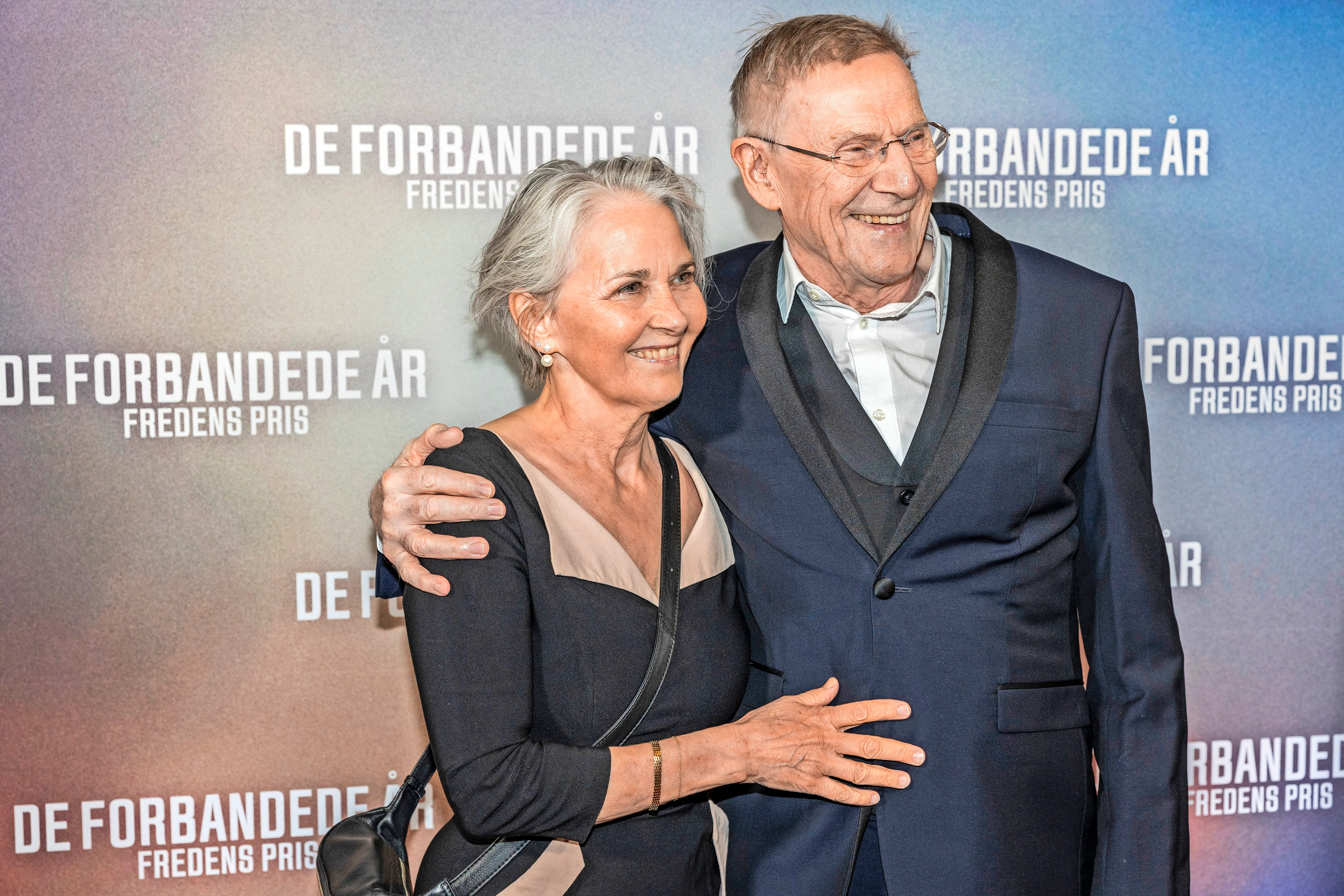 Jesper Christensen med sin kone Tove Bornhøft.