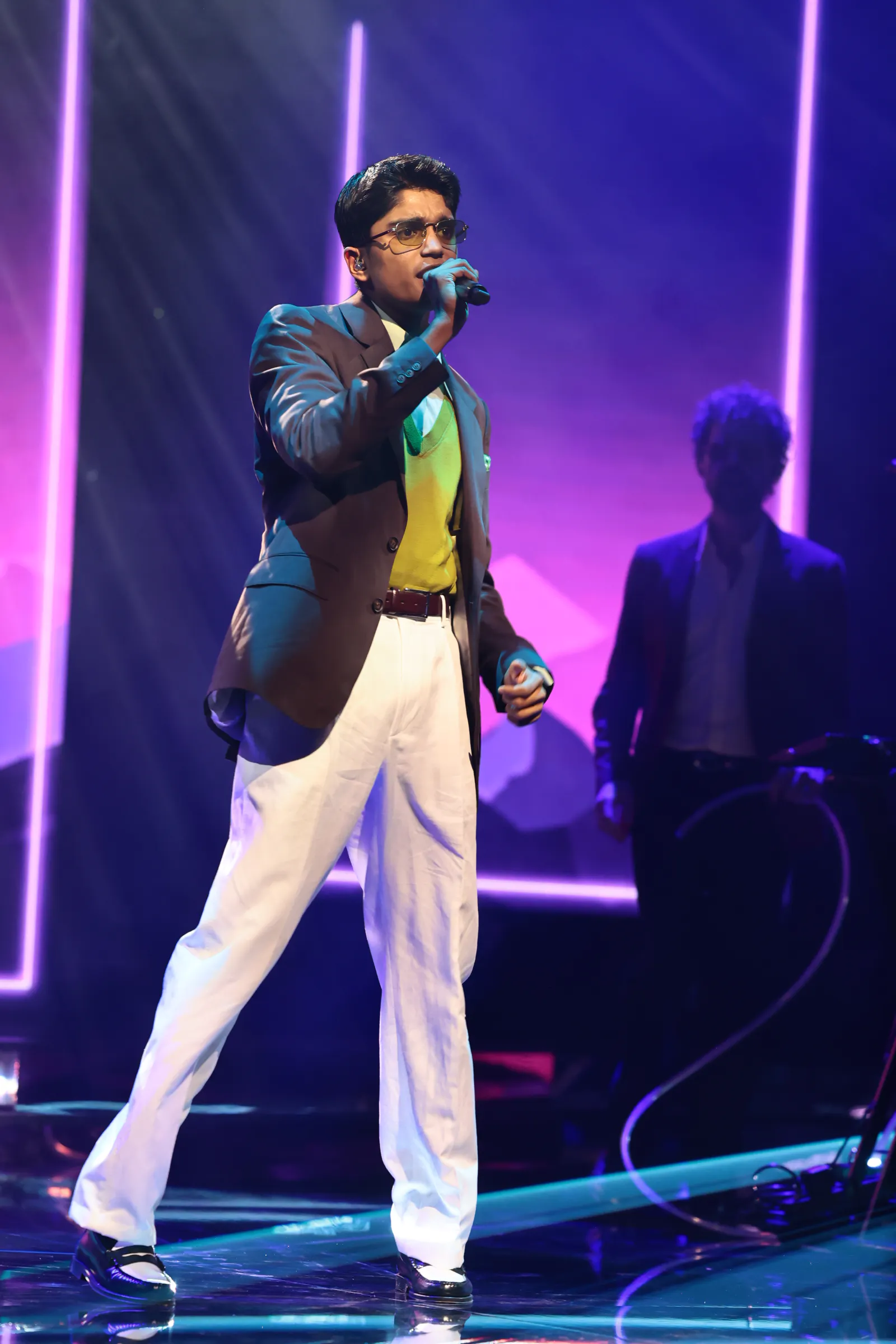 Hugo synger for sin mor i fjerde liveshow i X Factor.