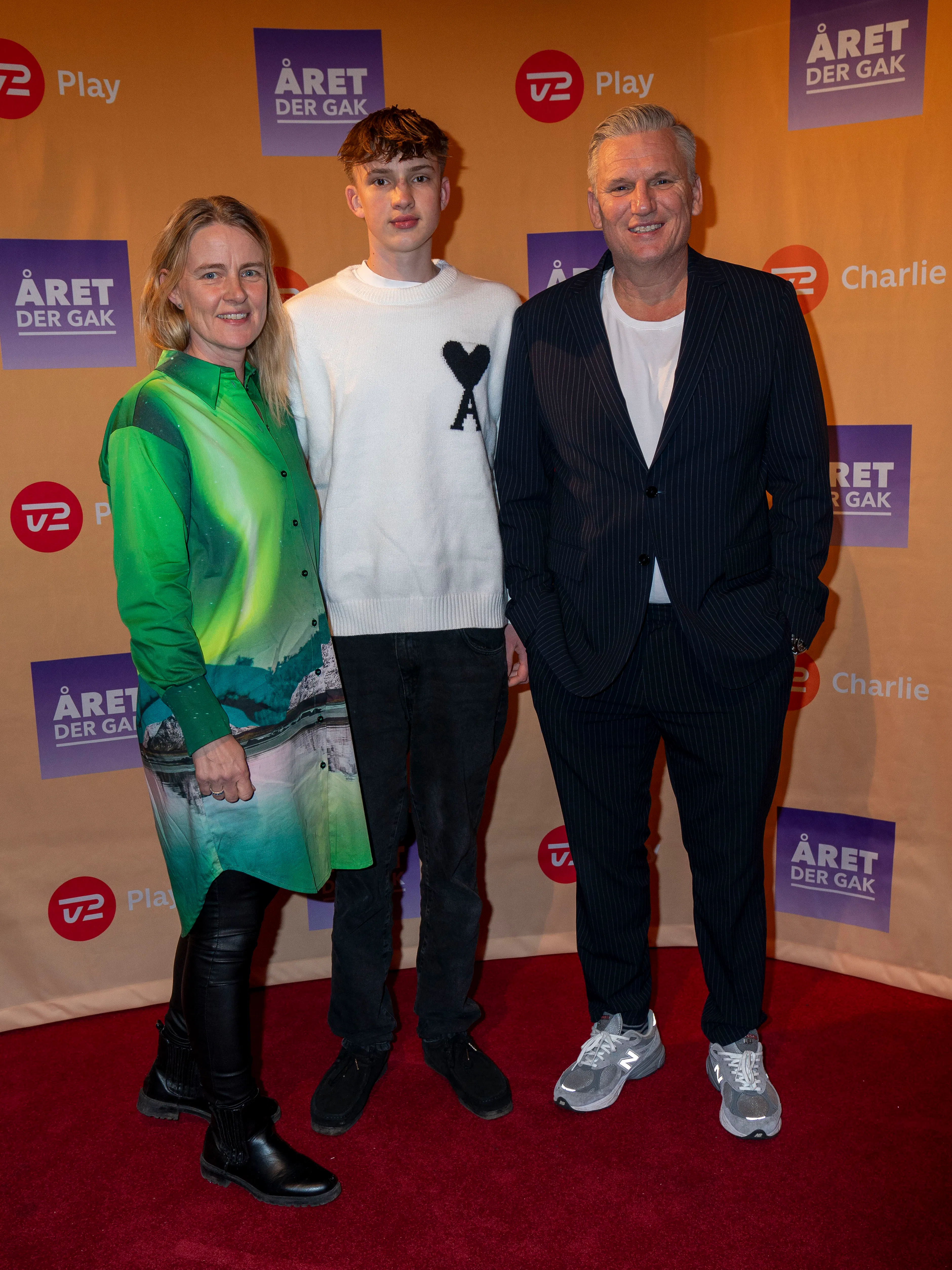 Nikolaj Jacobsen med hustruen Lenette og parrets yngste, sønnen Linus, i 2023. 