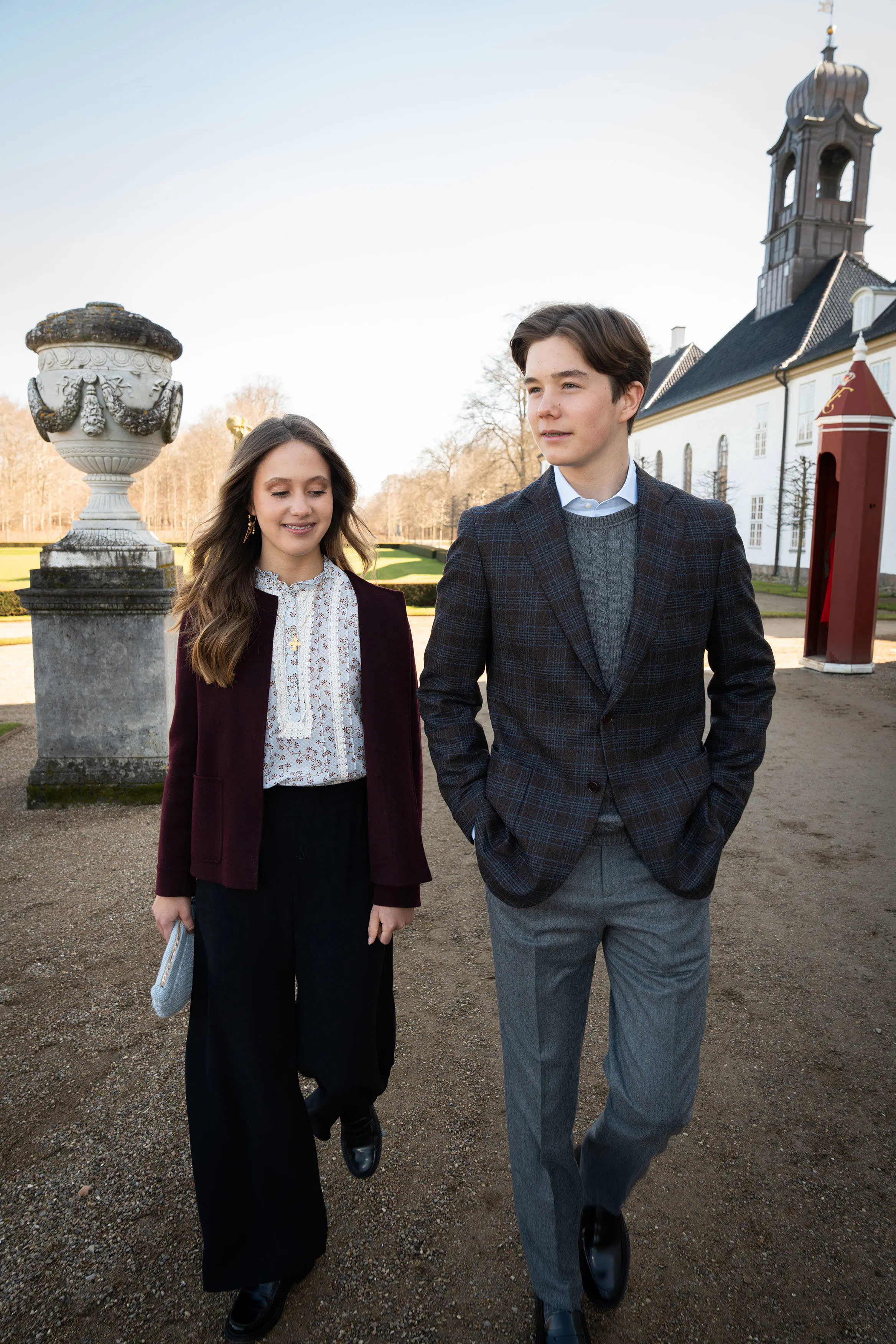 Prins Vincent og prinsesse Josephine skal snart konfirmeres.