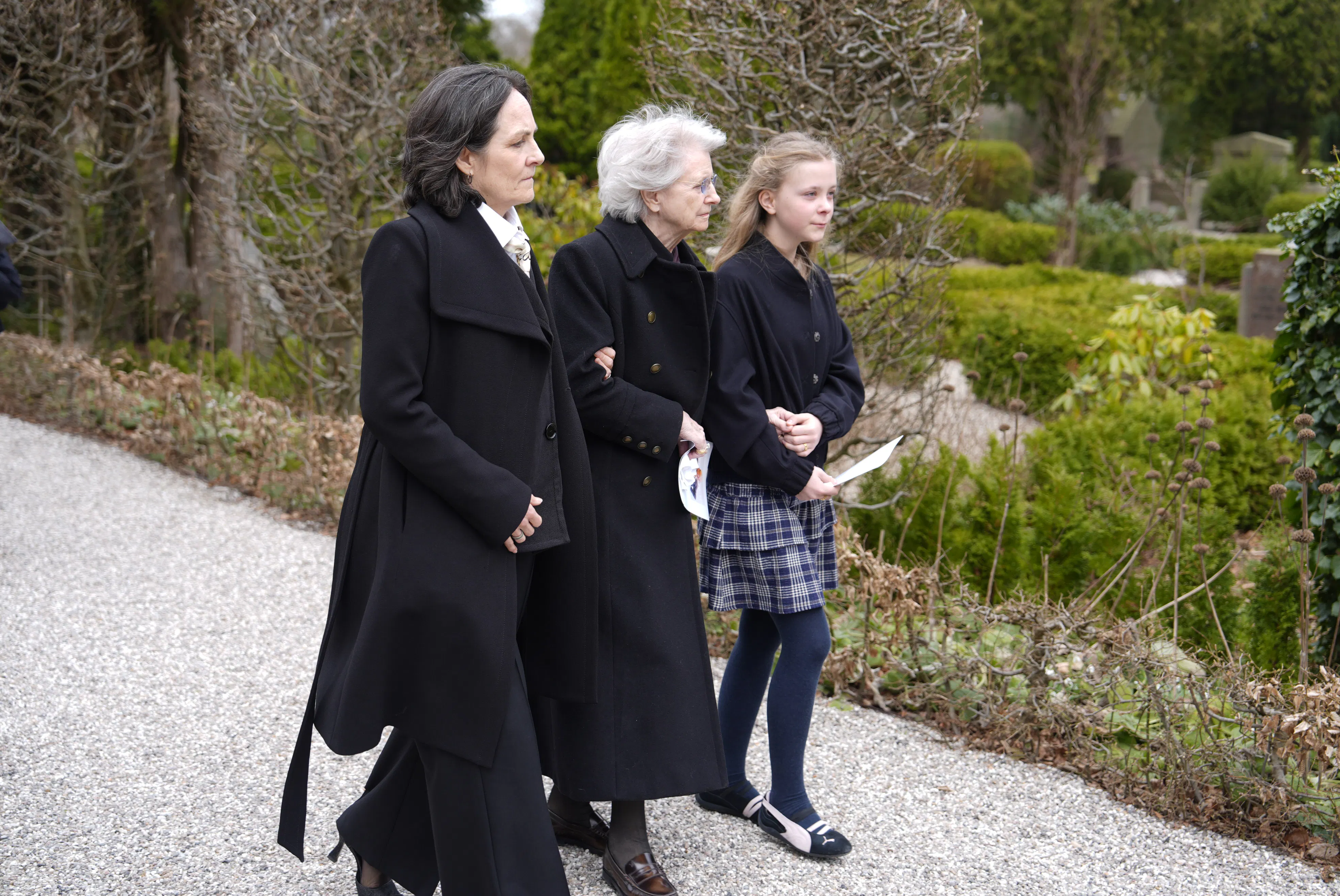 Birthe Bruun Rasmussen fik god støtte af svigerdatteren Leslie og barnebarnet Maxima.