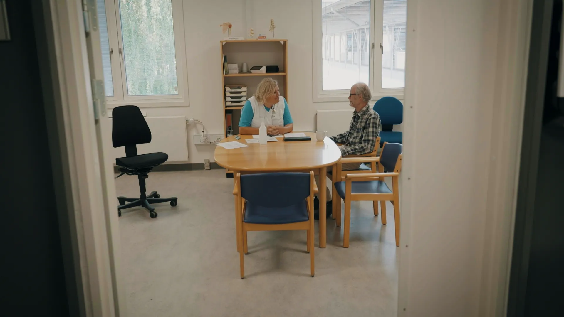Martin Gunnarsen får lavet en hukommelsestest for at følge udviklingen i hans alzheimers-diagnose.