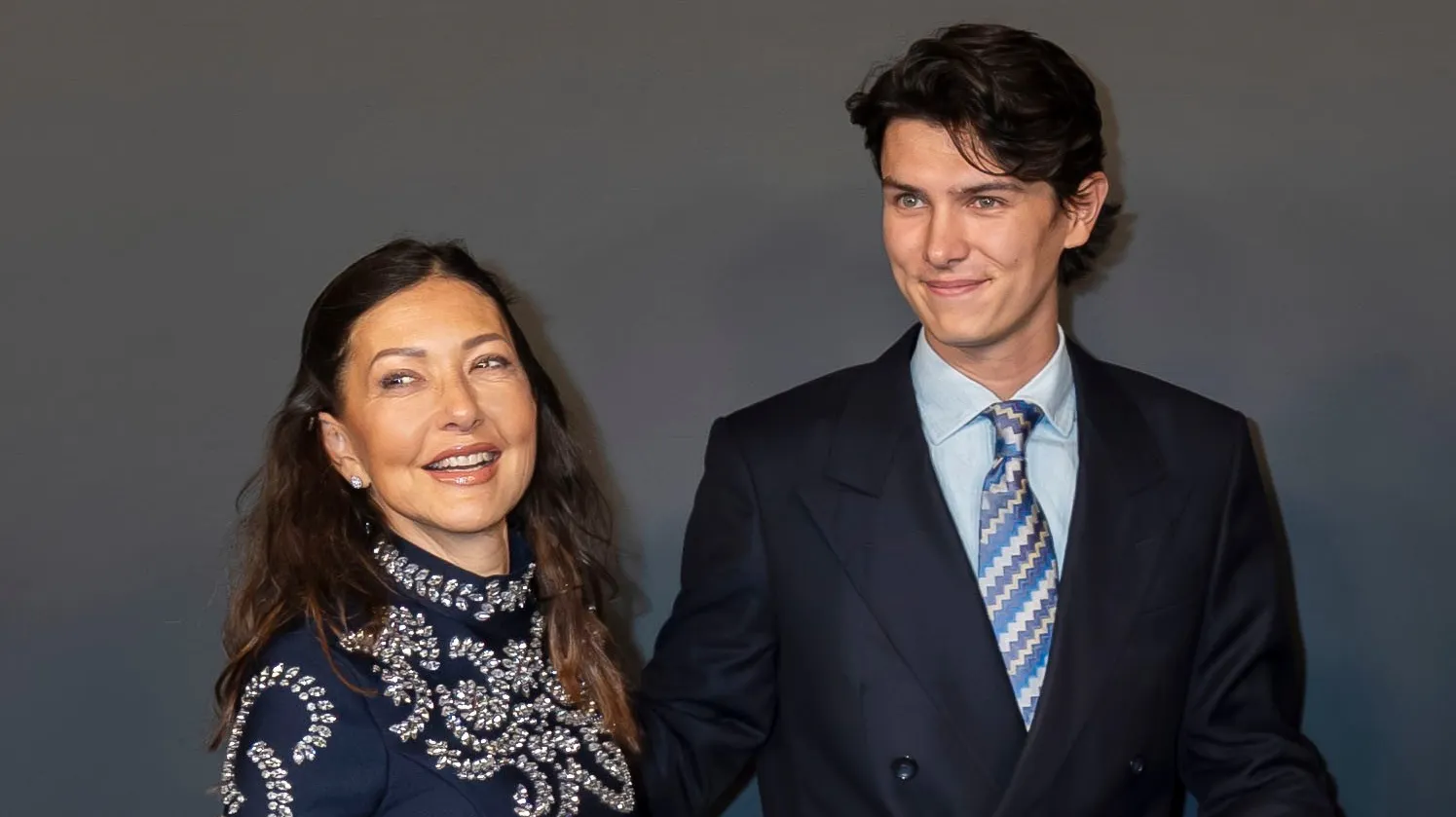 Grevinde Alexandra og hendes ældste søn, grev Nikolai, har været på ferie sammen.