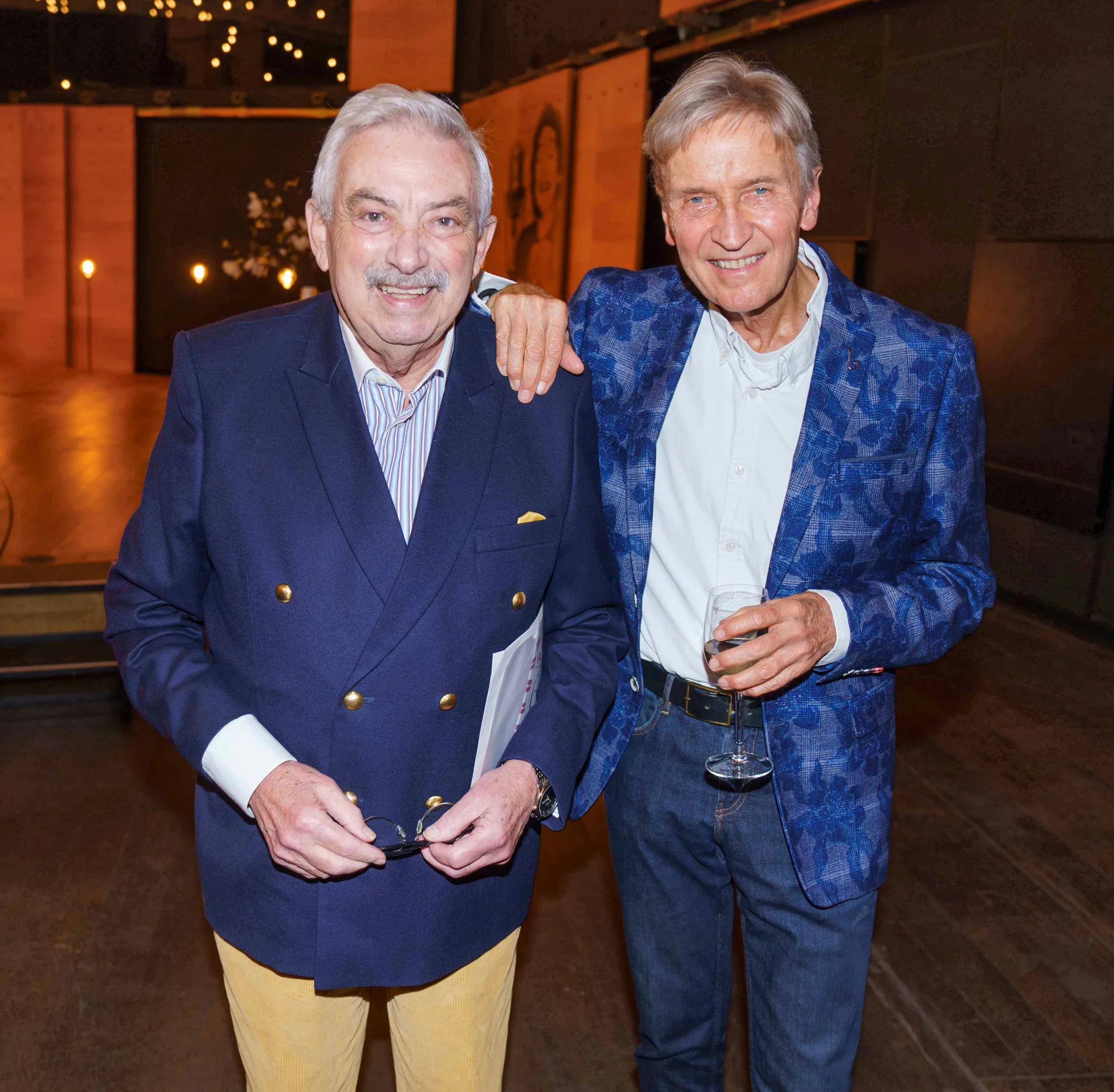 Johnny Reimar og Jørgen de Mylius havde kendt hinanden i mere end 60 år. Her ses de i 2023. 