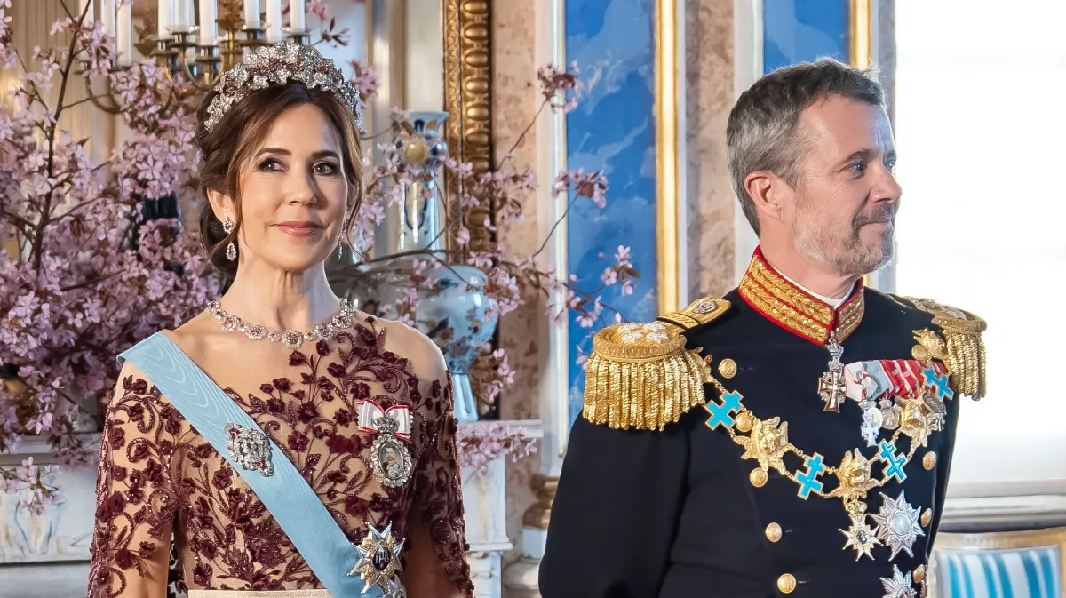 Dronning Mary og kong Frederik under deres statsbesøg i Sverige i 2024.